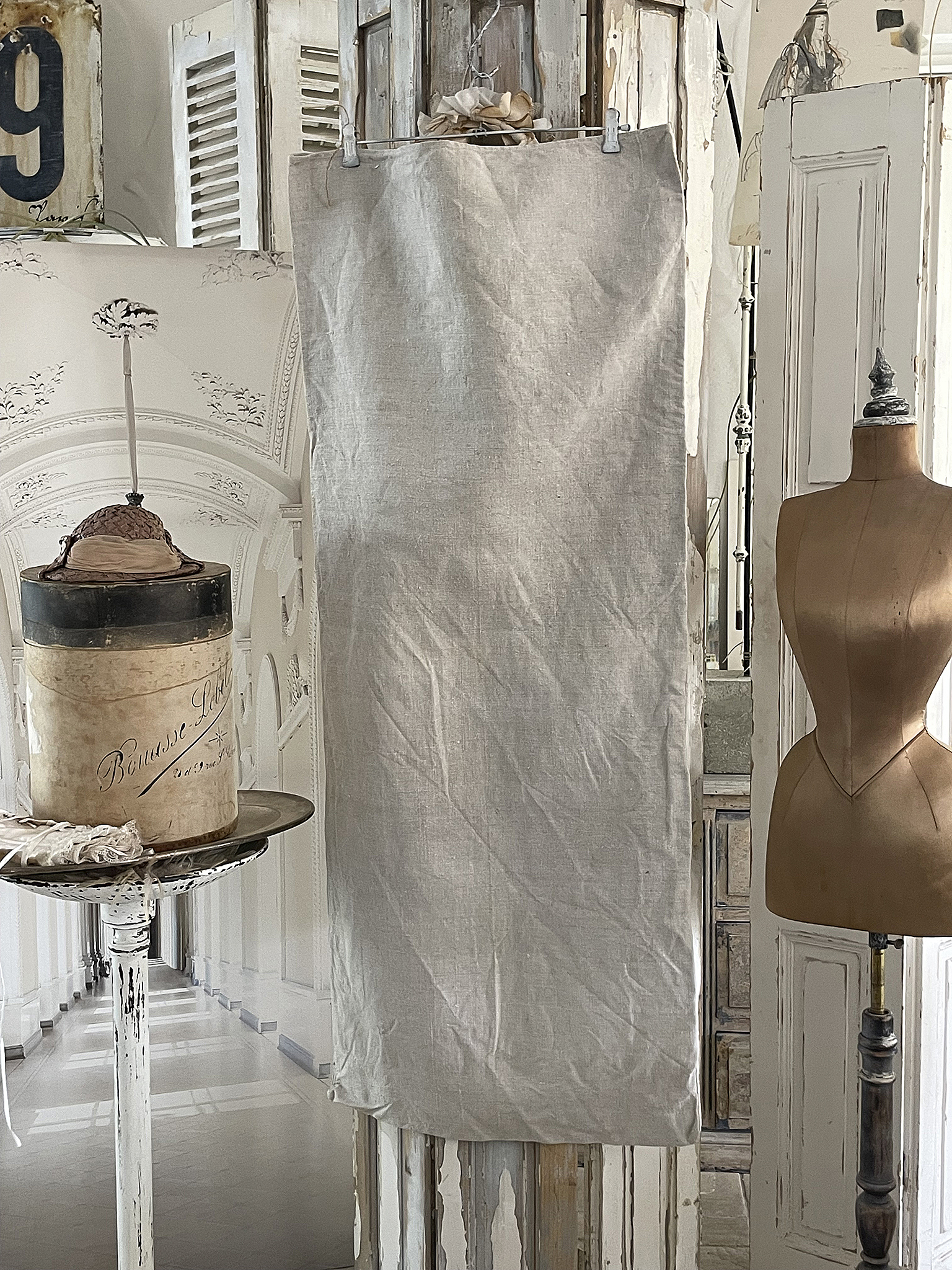 Antiker Leinensack/ Mehlsack 1910 No 15***