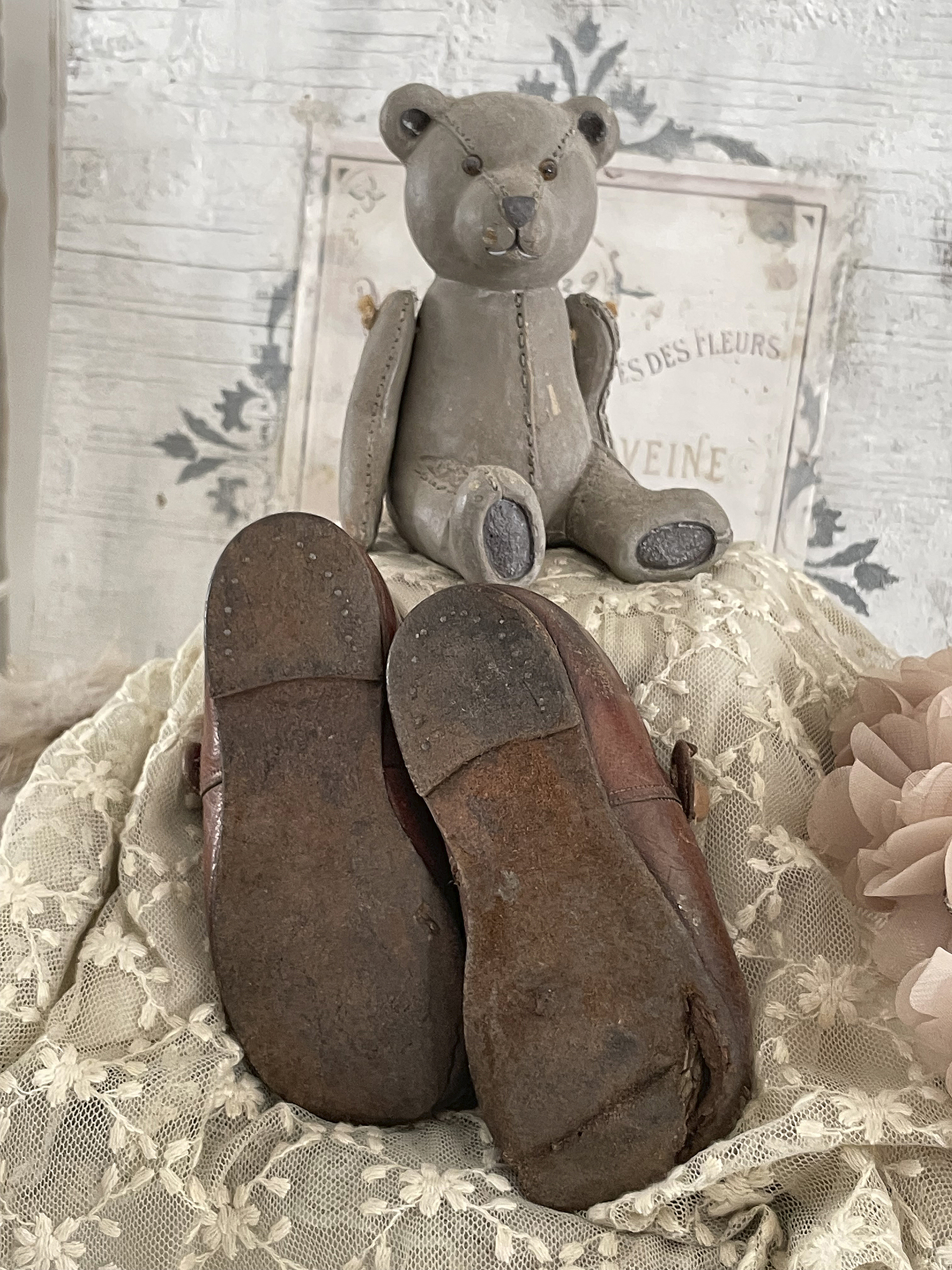 Reizende Kinderschuhe Vintage-braun***