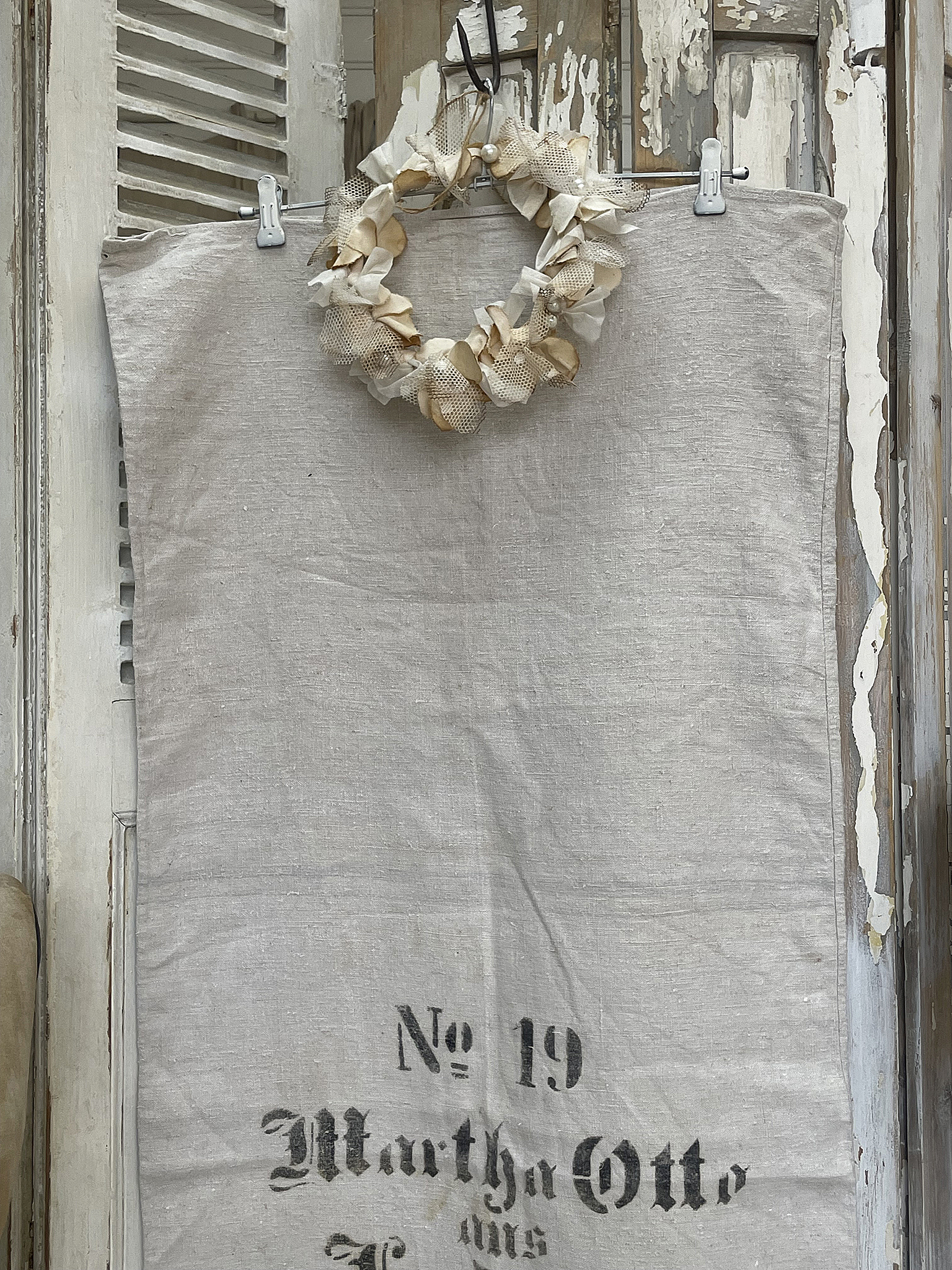 Antiker Leinensack/ Mehlsack 1910 No19***