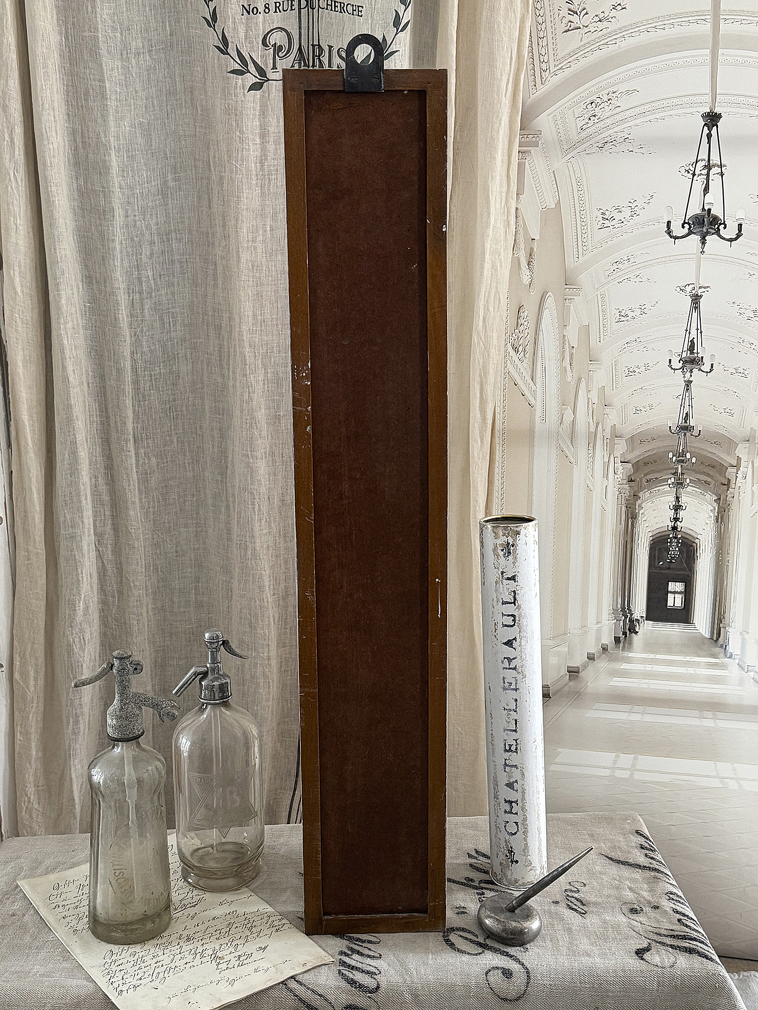 Alter Stempelkartenhalter – authentischer Charme vergangener Zeiten***