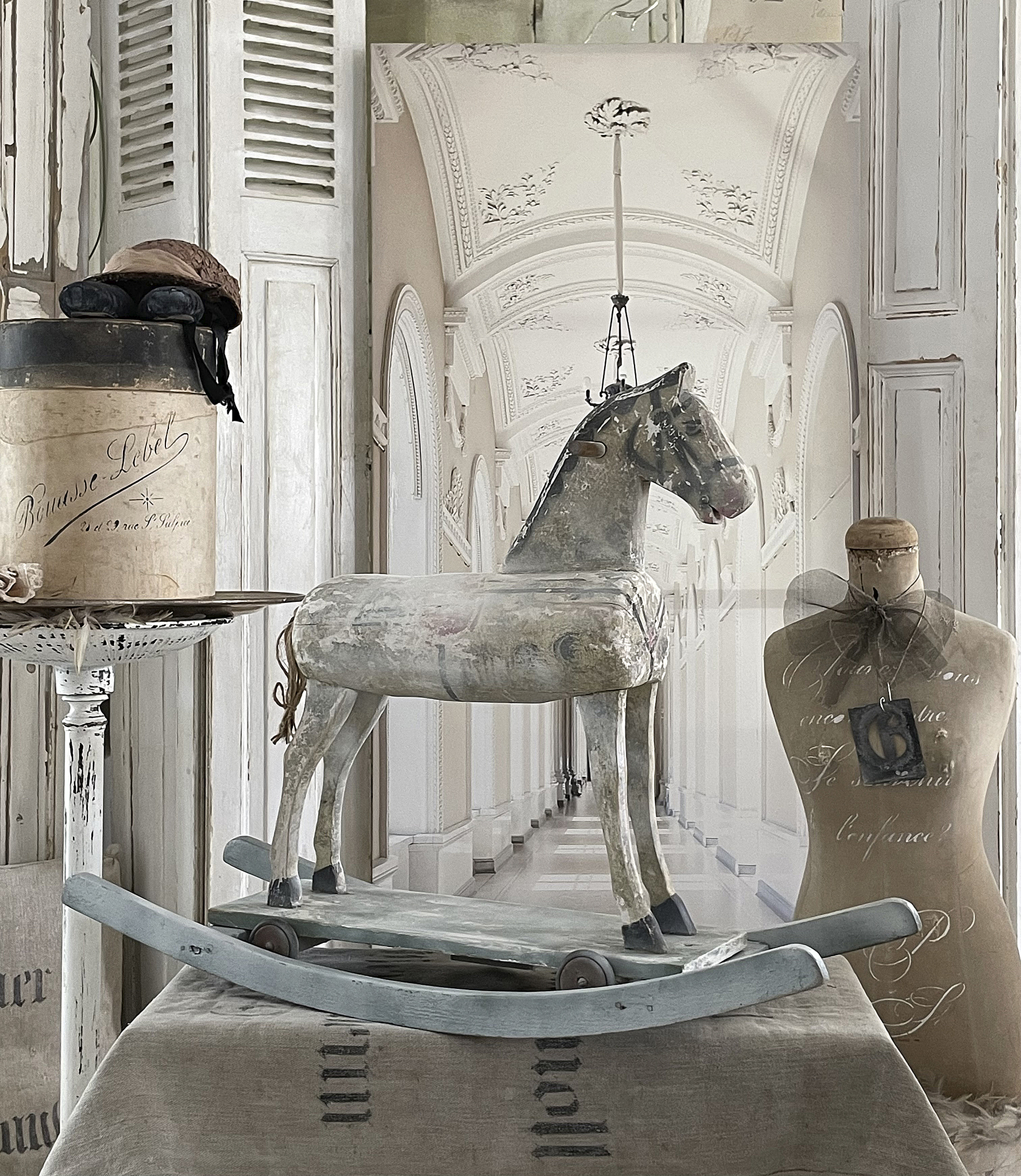 Altes Schaukelpferd Shabby-pur*** Altes Schaukelpferd Shabby-pur***