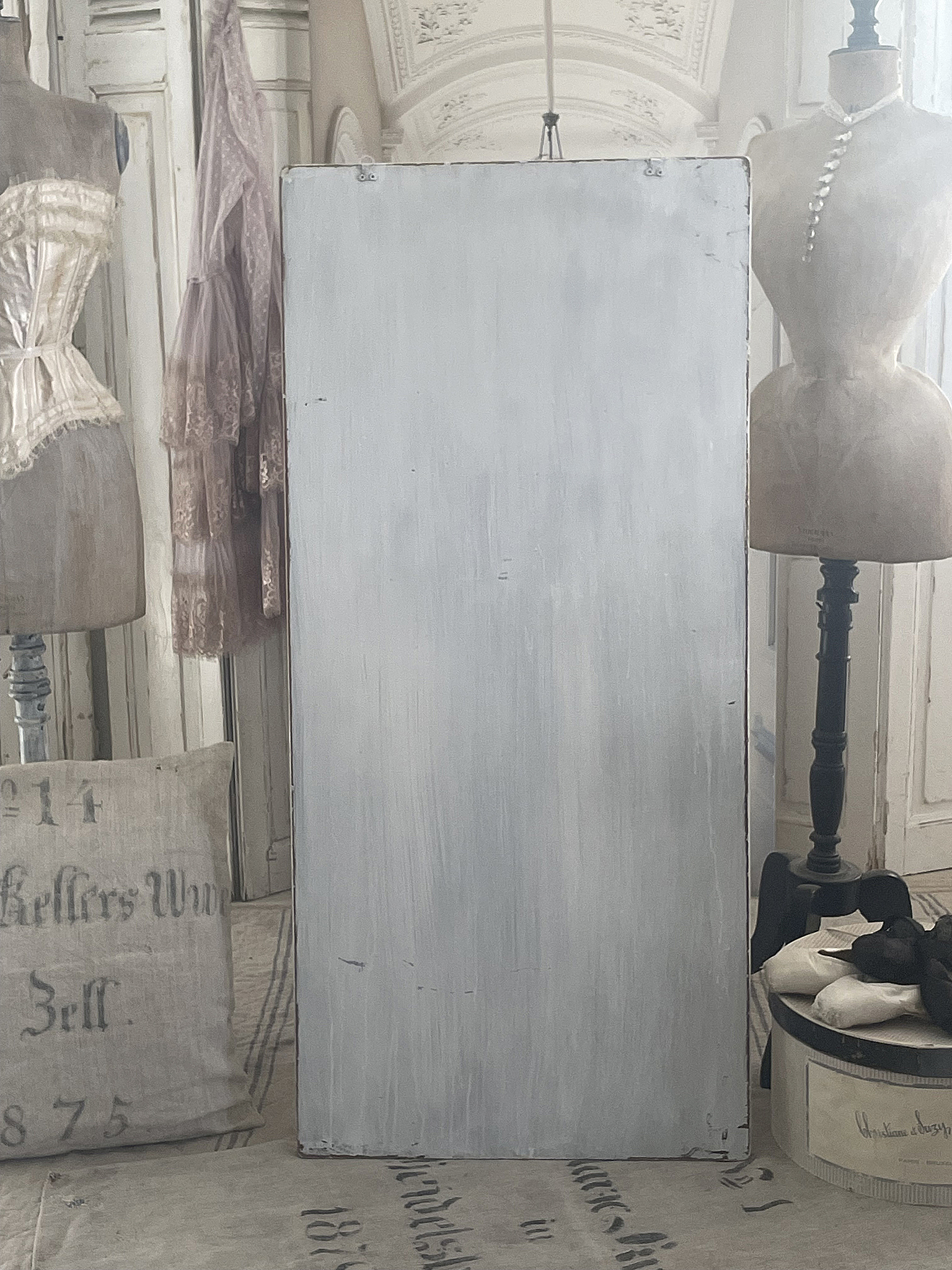  Große Shabby Garderobe aus alter Tischplatte***
