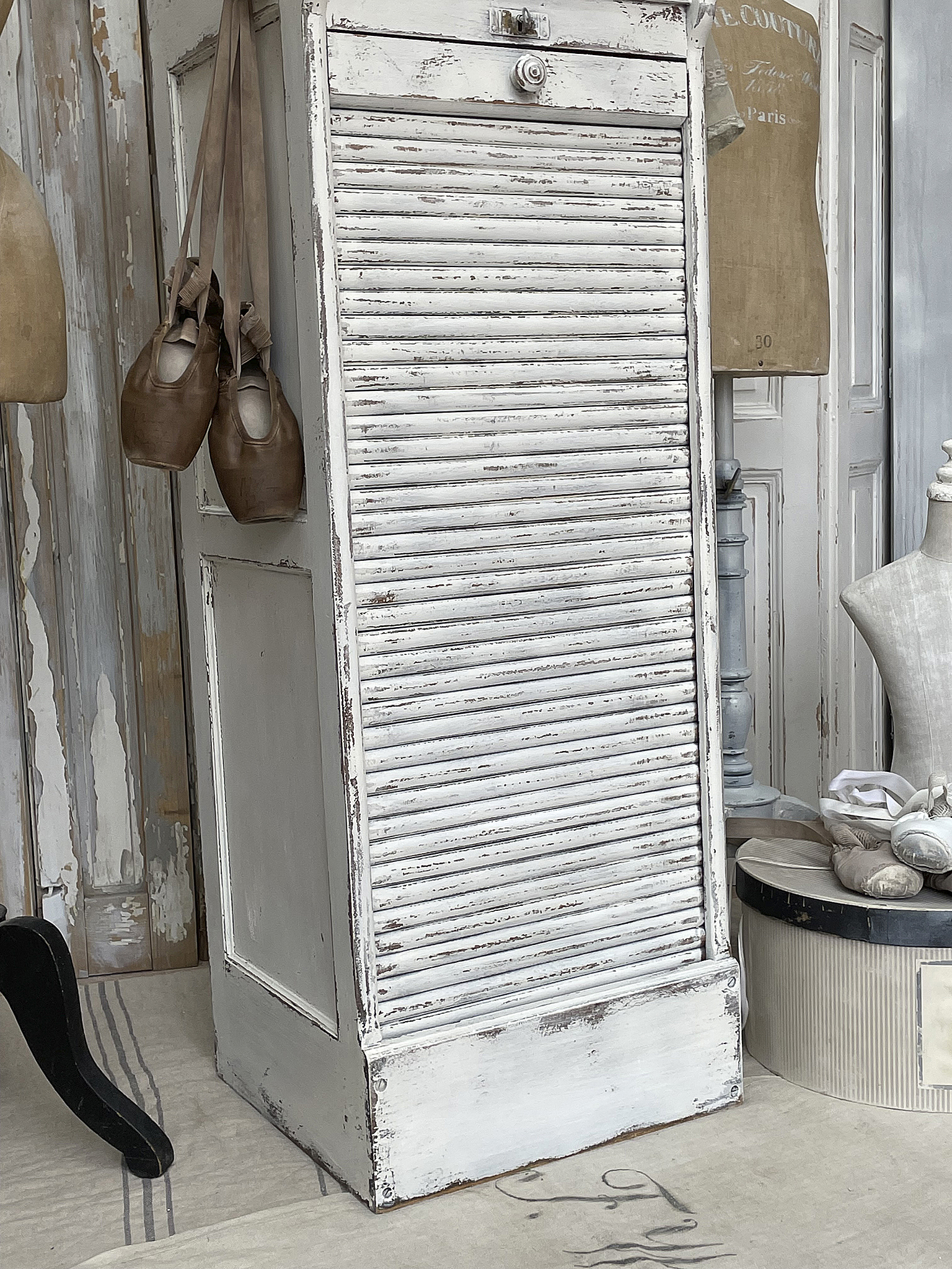 Antiker Shabby Rollschrank Jugendstil*** Antiker Shabby Rollschrank Jugendstil***