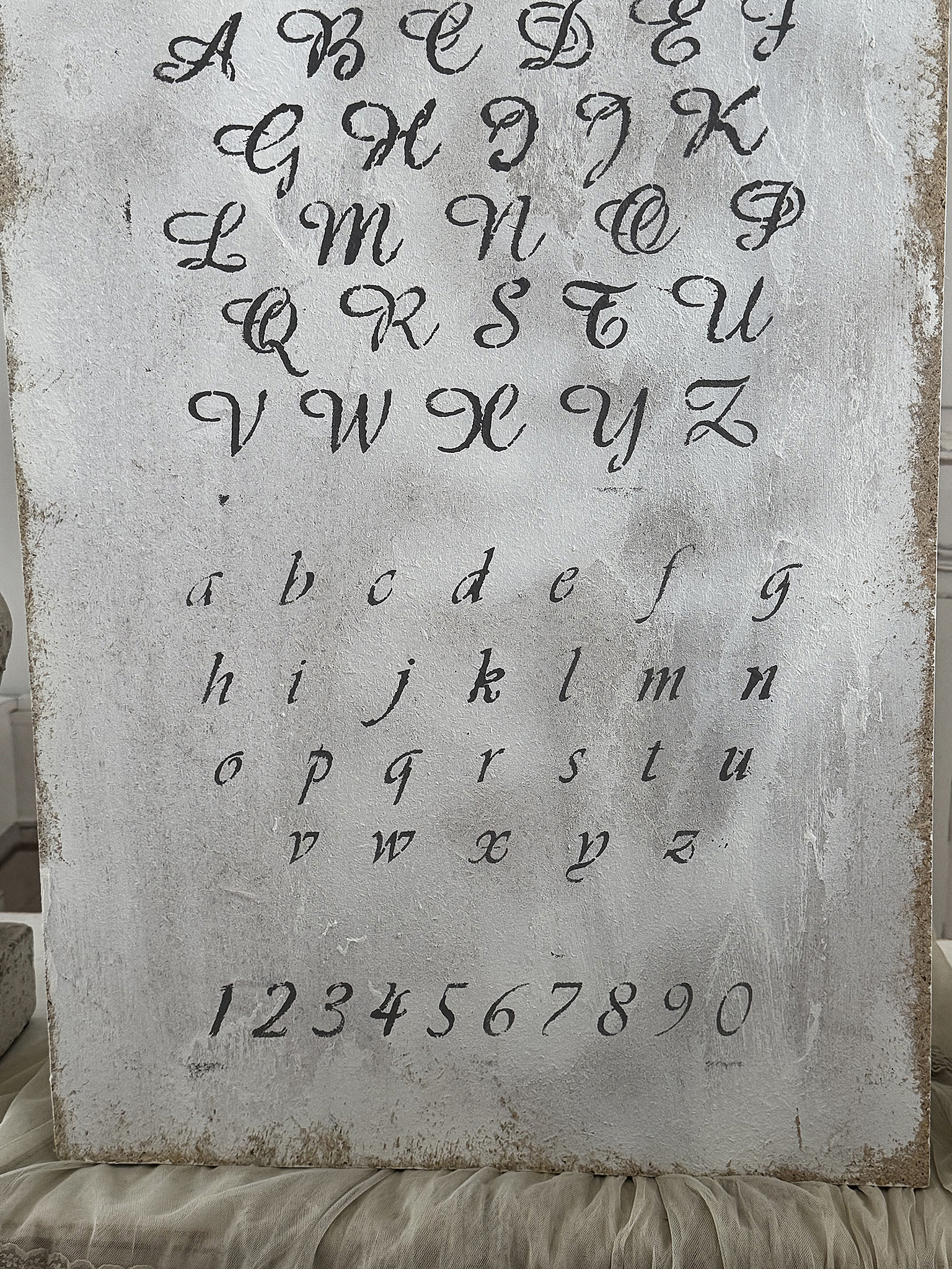 Charmantes Shabby-Holzbild „ABC“ 2***