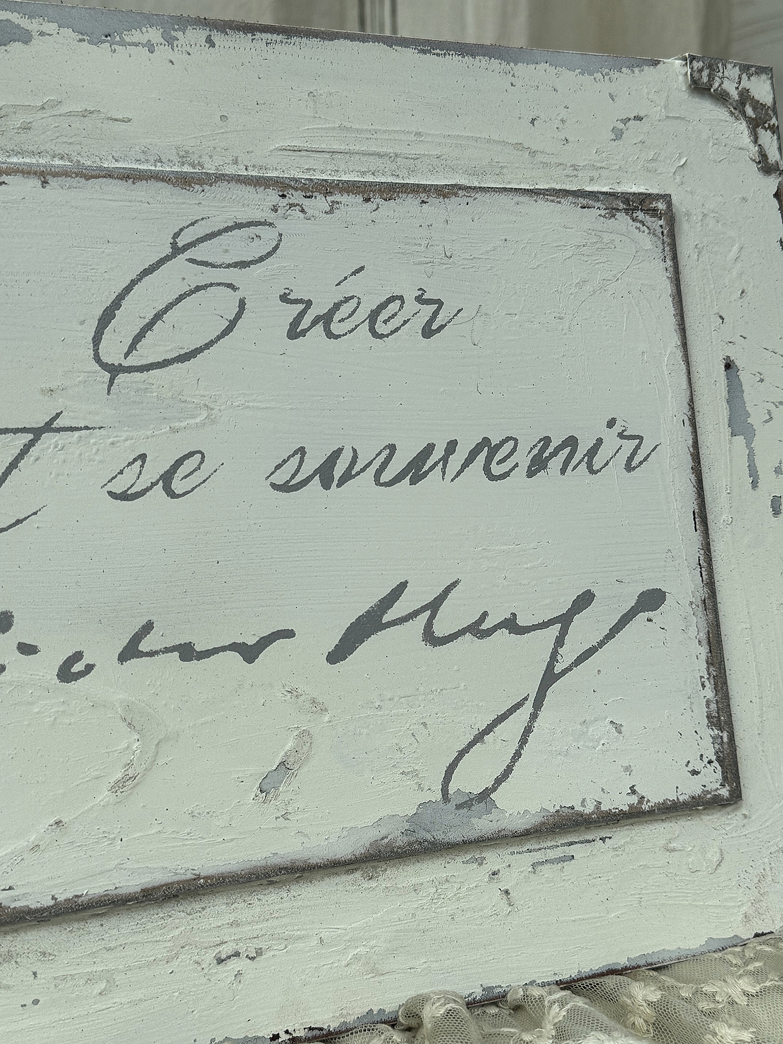 Altes Bild „Erinnern“ im Vintage-Stil***