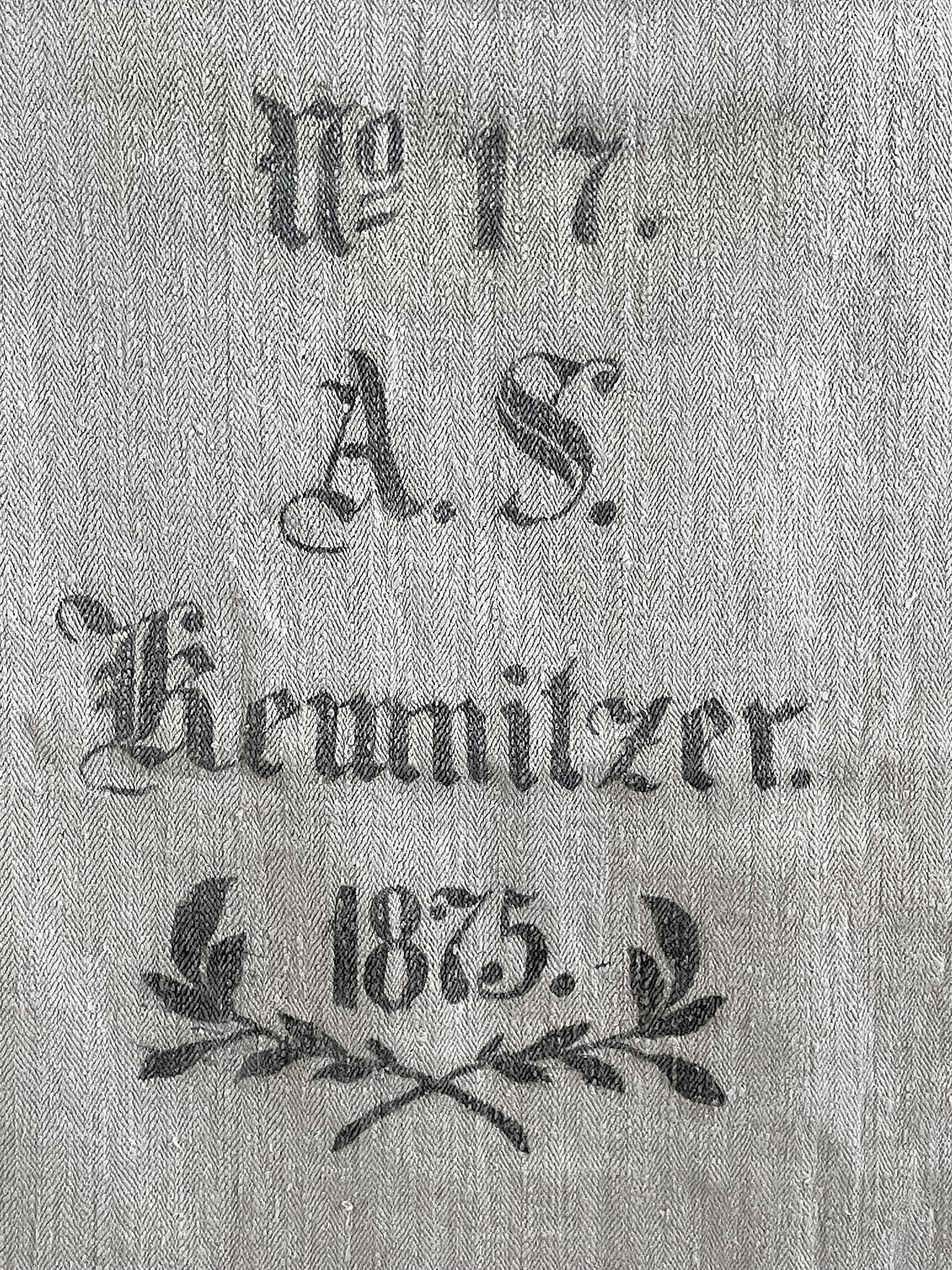 Antiker heller Leinensack/ Mehlsack 1875***