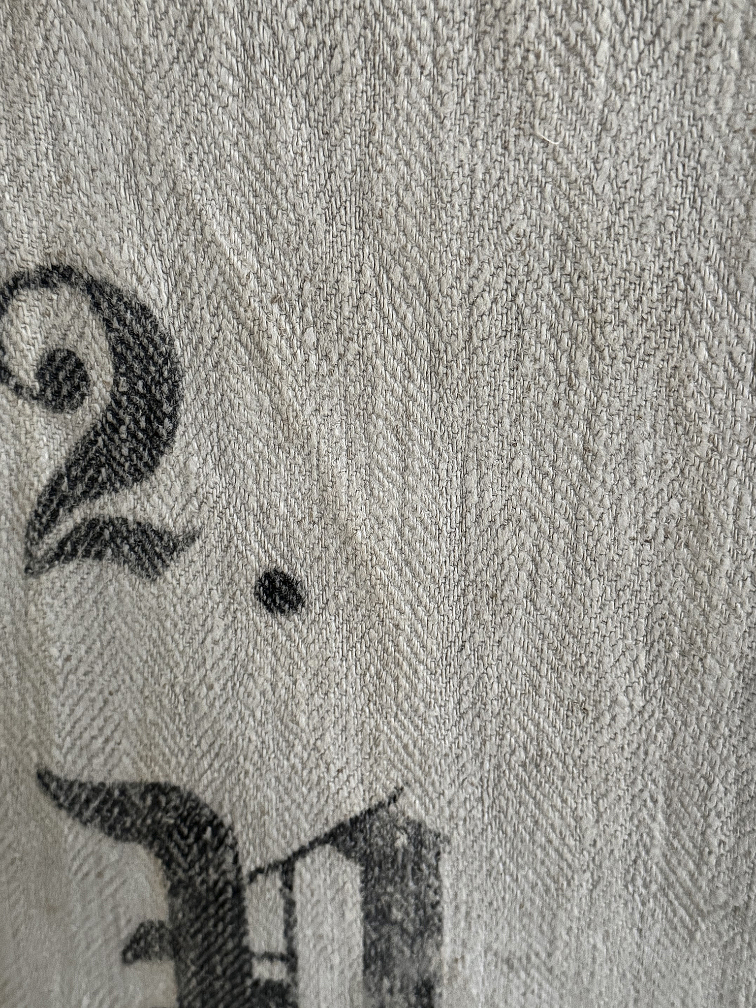 Herrlicher antiker Mehlsack von 1868***