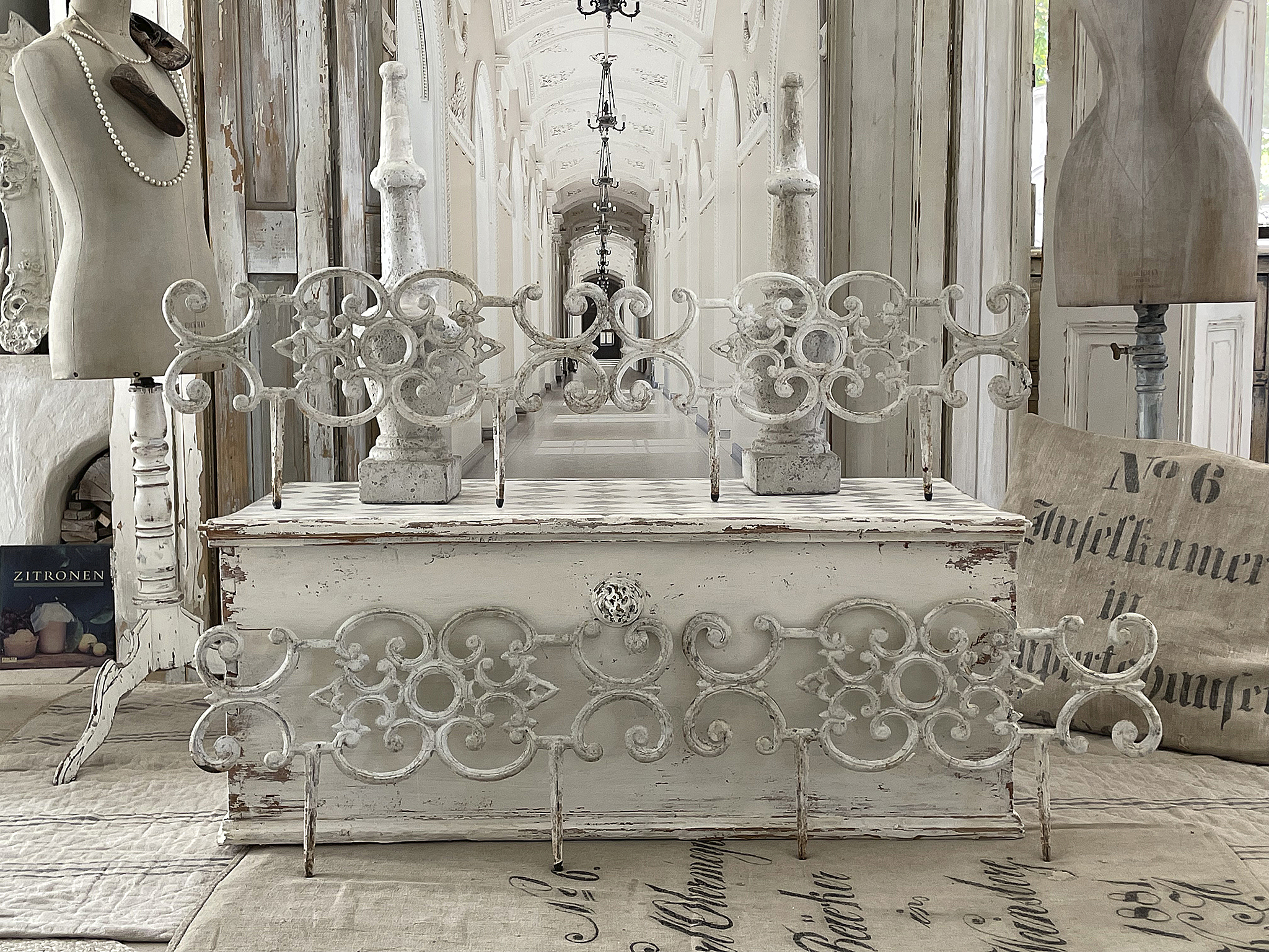 Alte Beetstecker Shabby-pur***