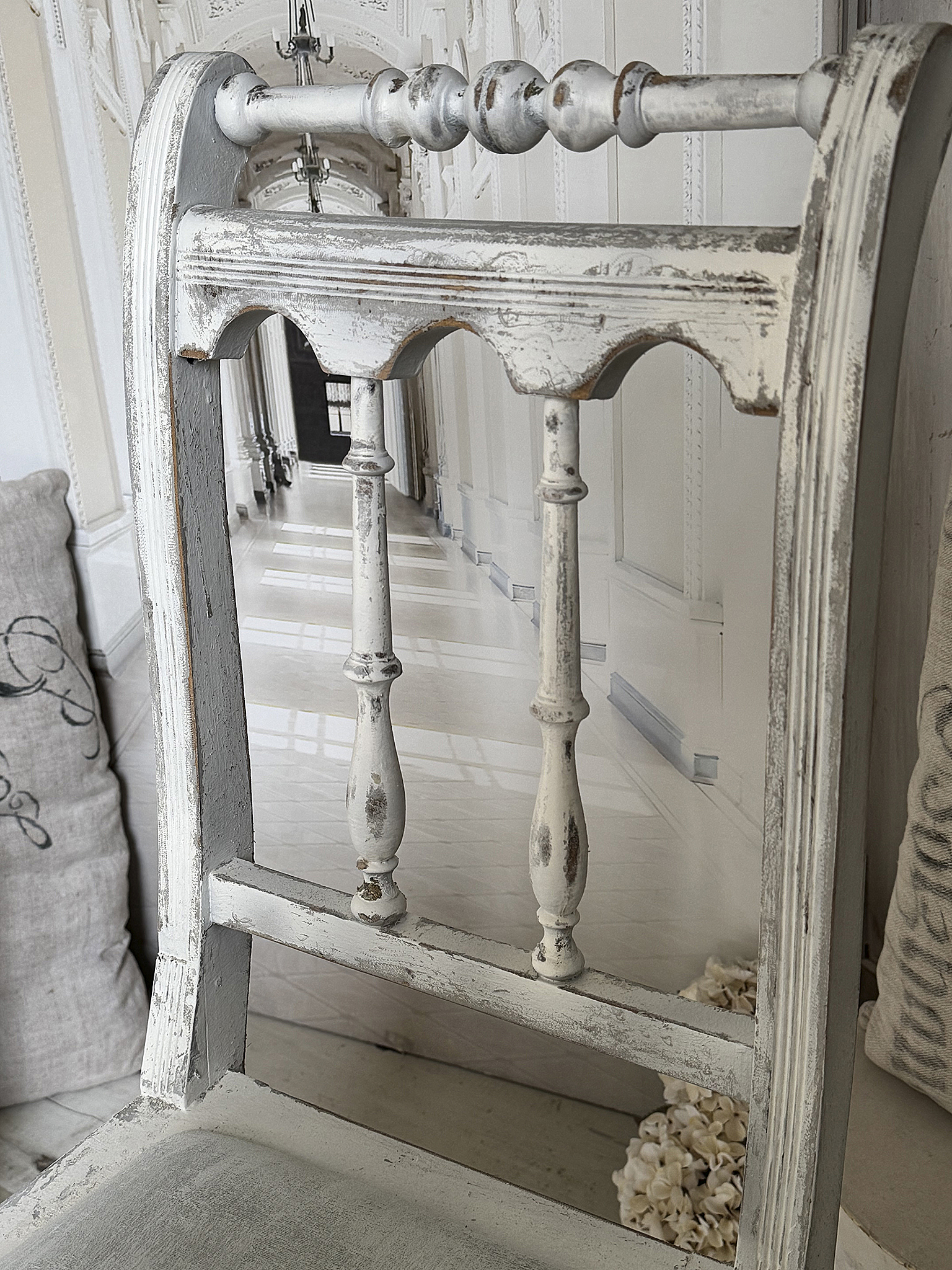 Antiker Gründerzeitstuhl mit Sitzpolster 2***