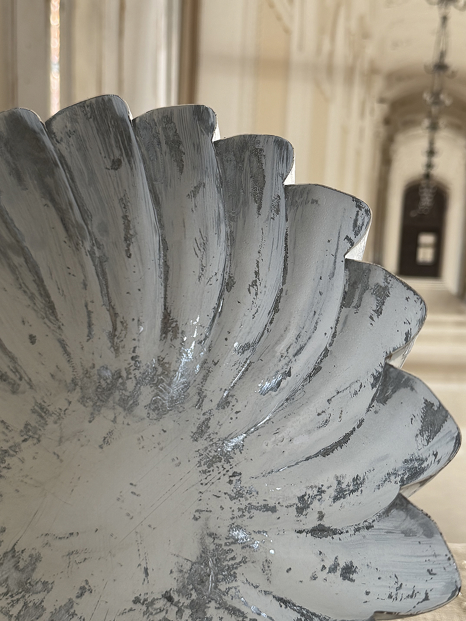 Ausgefallene Zinkschale im Shabby-Stil***