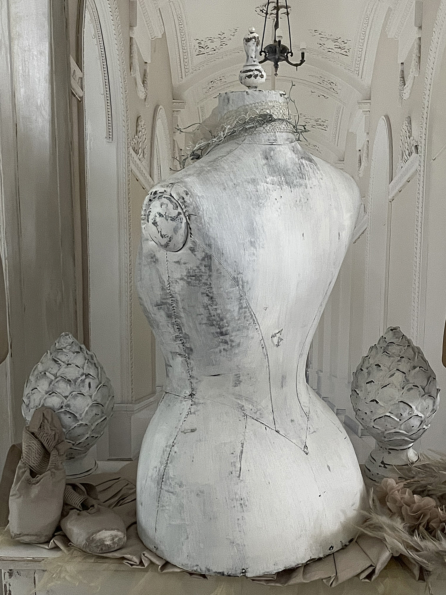 Antike Schneiderpuppe / Torso Wespentaille*** Antike Schneiderpuppe / Torso Wespentaille***