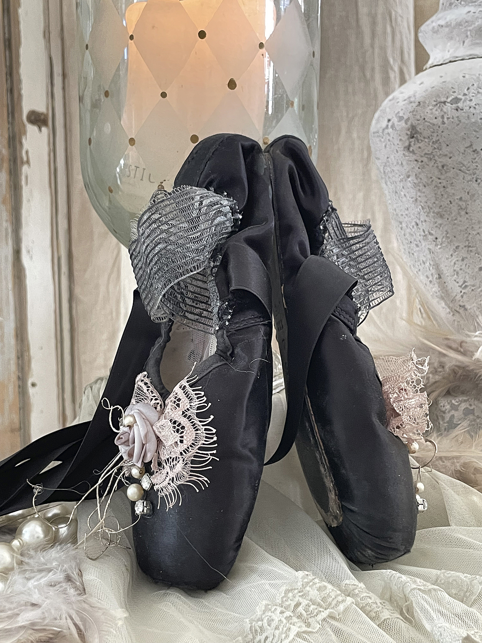 Ballettschuhe Black swan taupe***