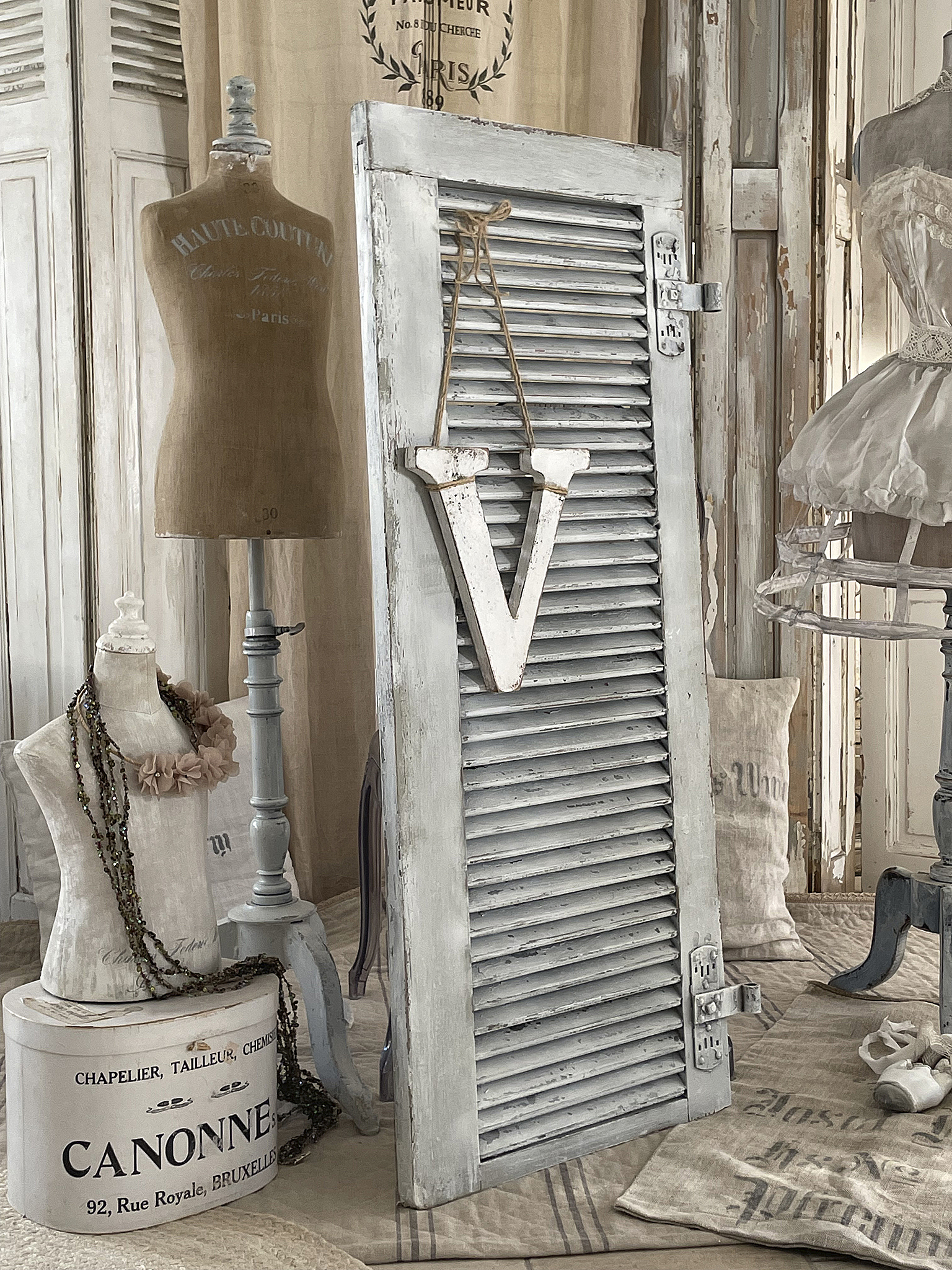 Original Shabby Lamellenladen -V-*** Original Shabby Lamellenladen -V-***
