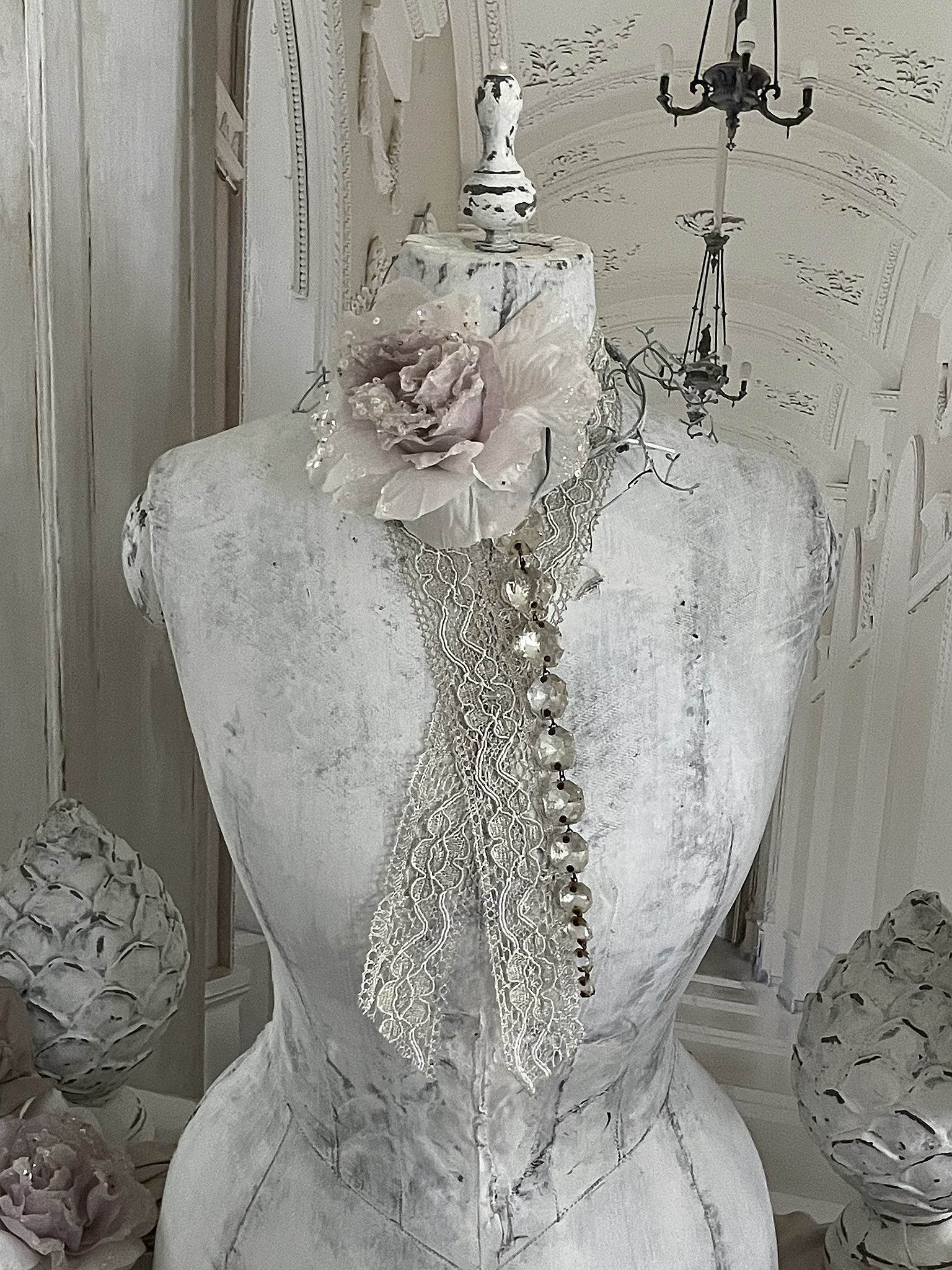 Antike Schneiderpuppe / Torso Wespentaille*** Antike Schneiderpuppe / Torso Wespentaille***