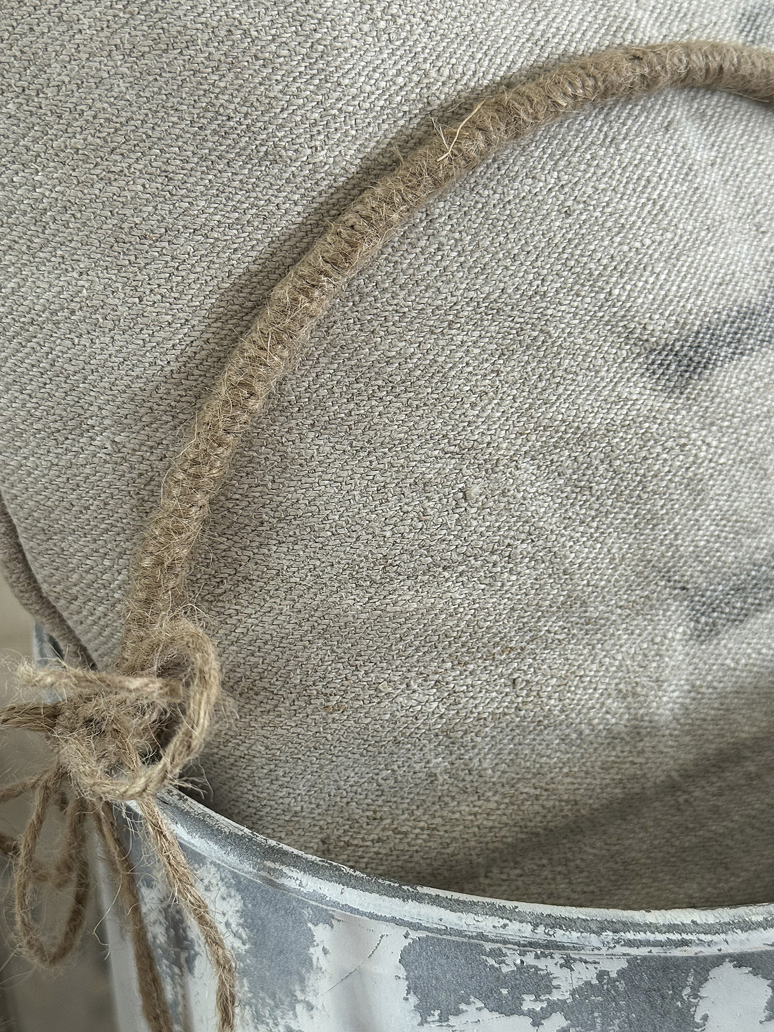  Alter Zinkeimer mit Henkel Requisites