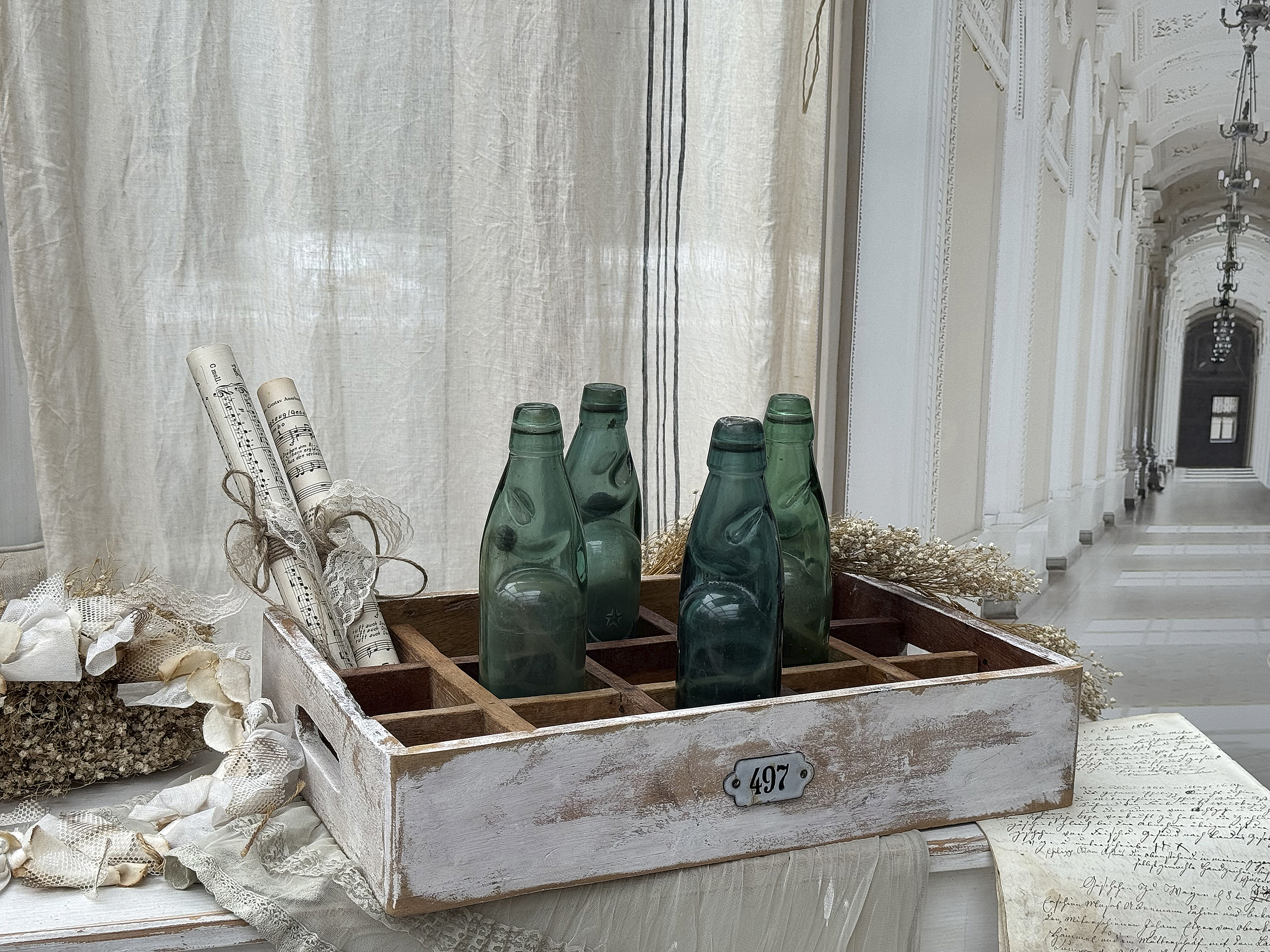 Alte Flaschenkiste – Vintage, Shabby Chic, Upcycling