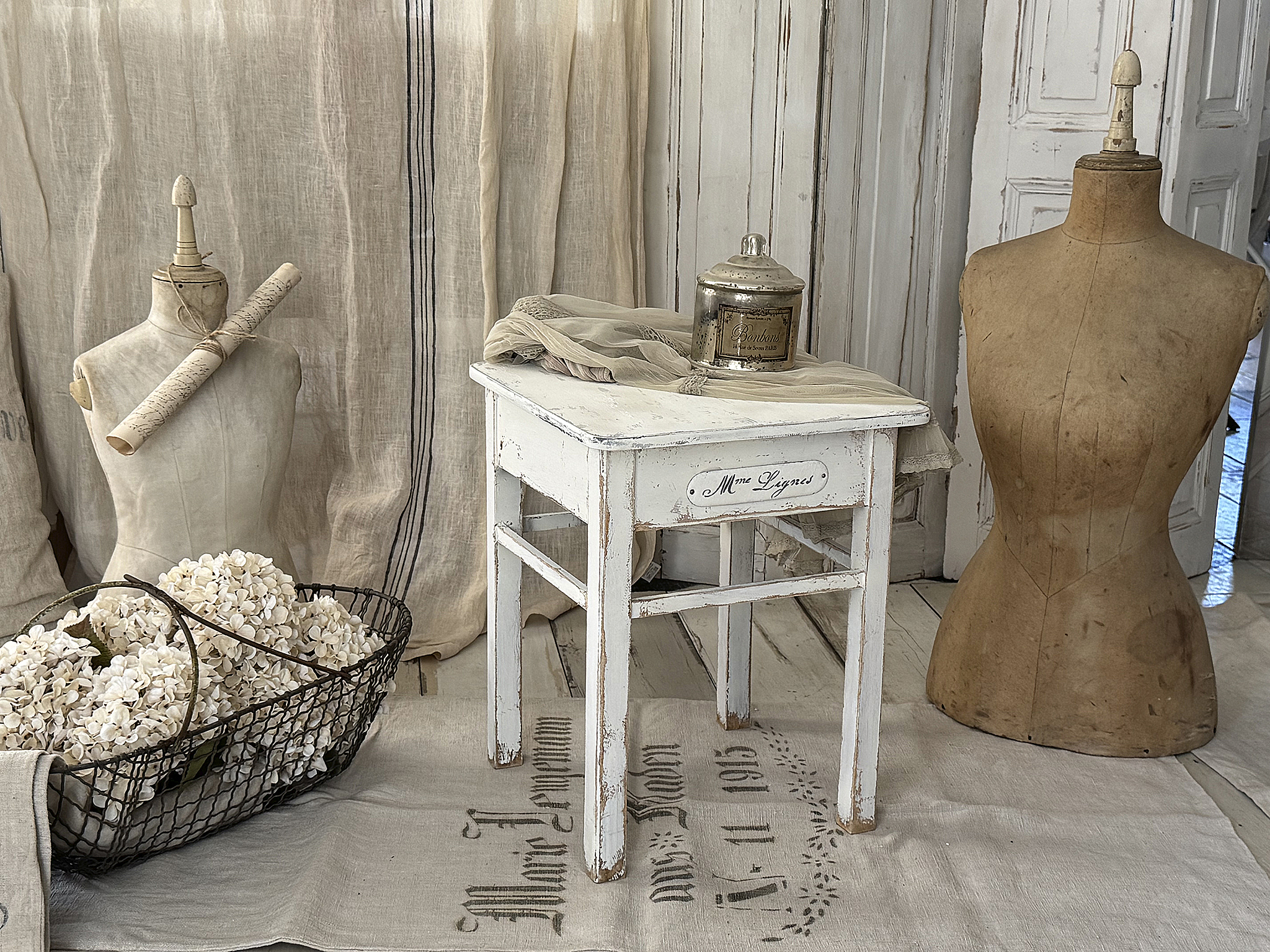 Alter Klapphocker mit Staufach Charmantes Vintage-Unikat***