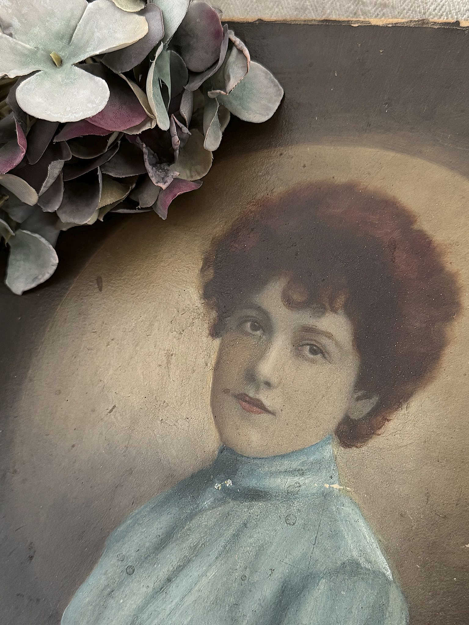 Dose mit Bild Art-Deco Dose mit Bild Art-Deco