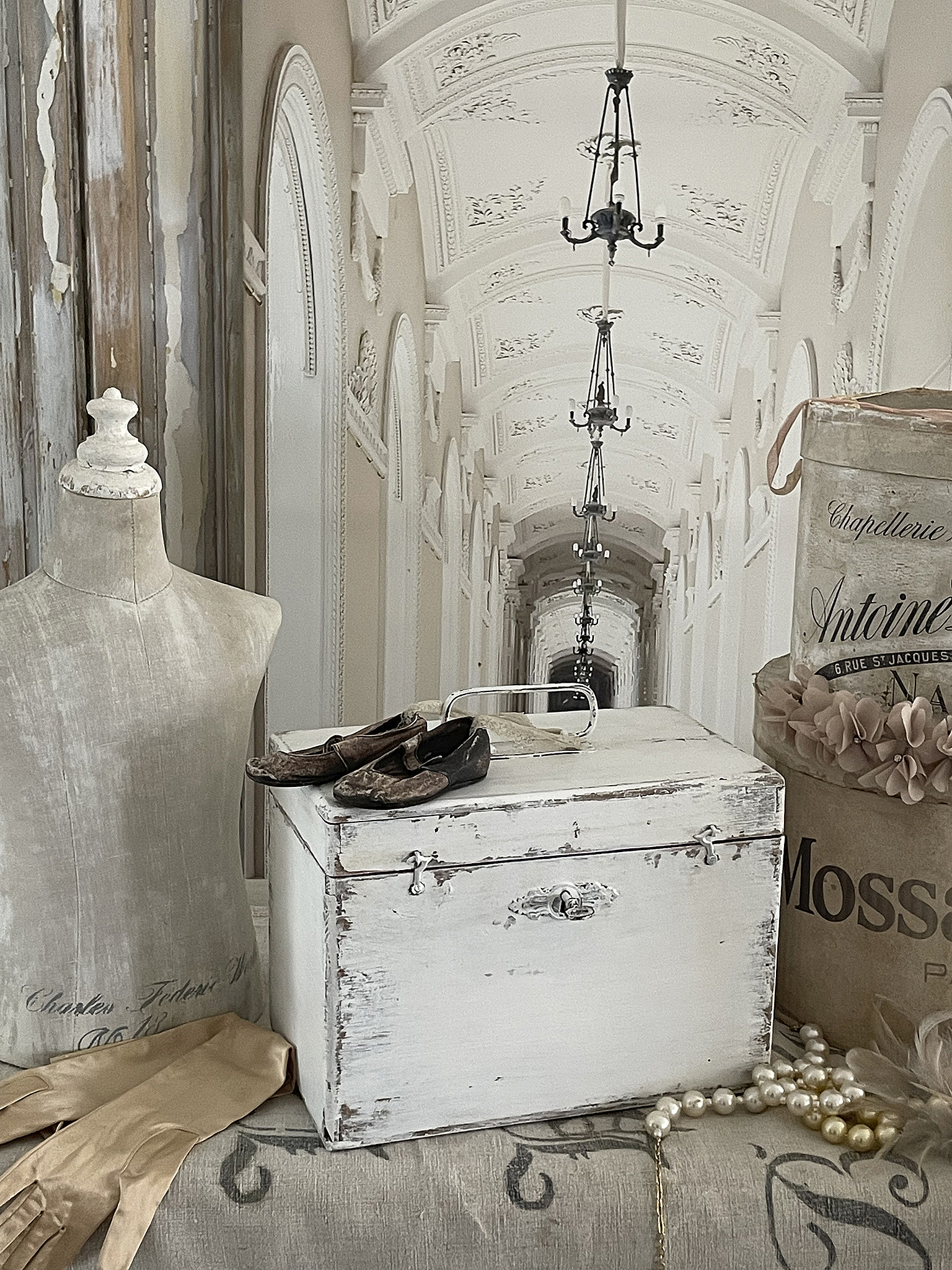 Reizende antike Shabby-Holzkassette*** Reizende antike Shabby-Holzkassette***