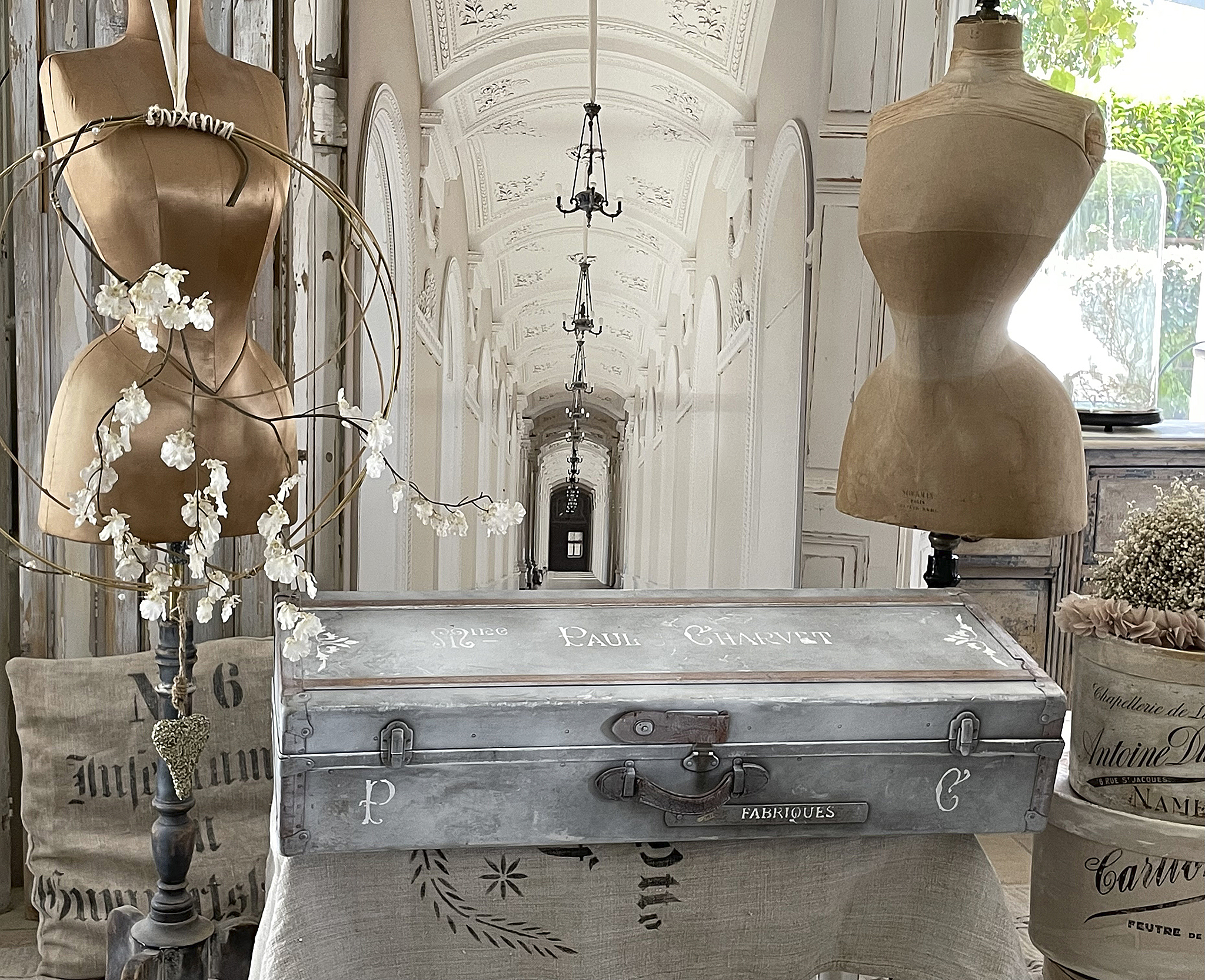 Alte lange Vintage-Kiste Paul***