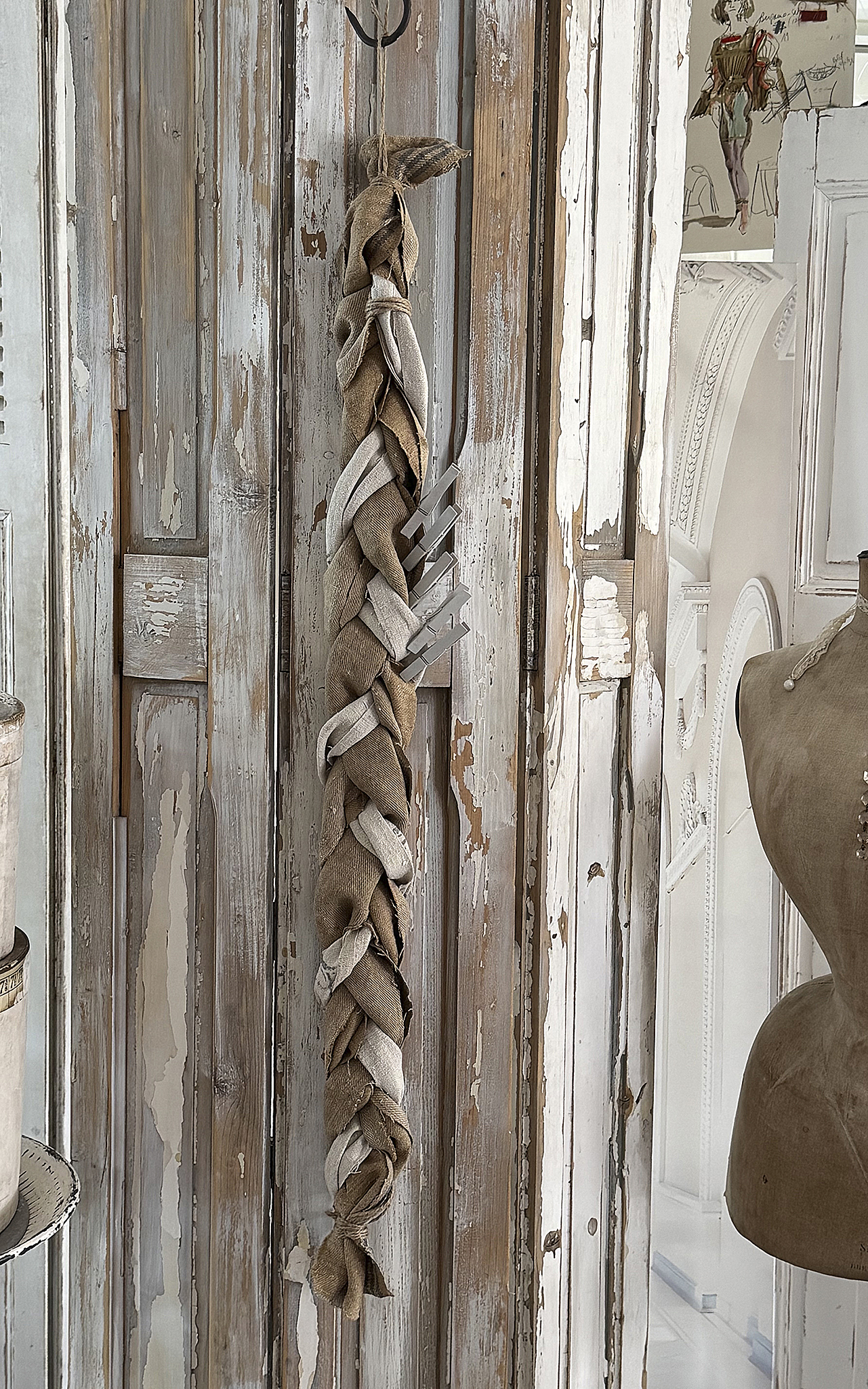 Mehlsackzopf/Memoboard-Brocante1***