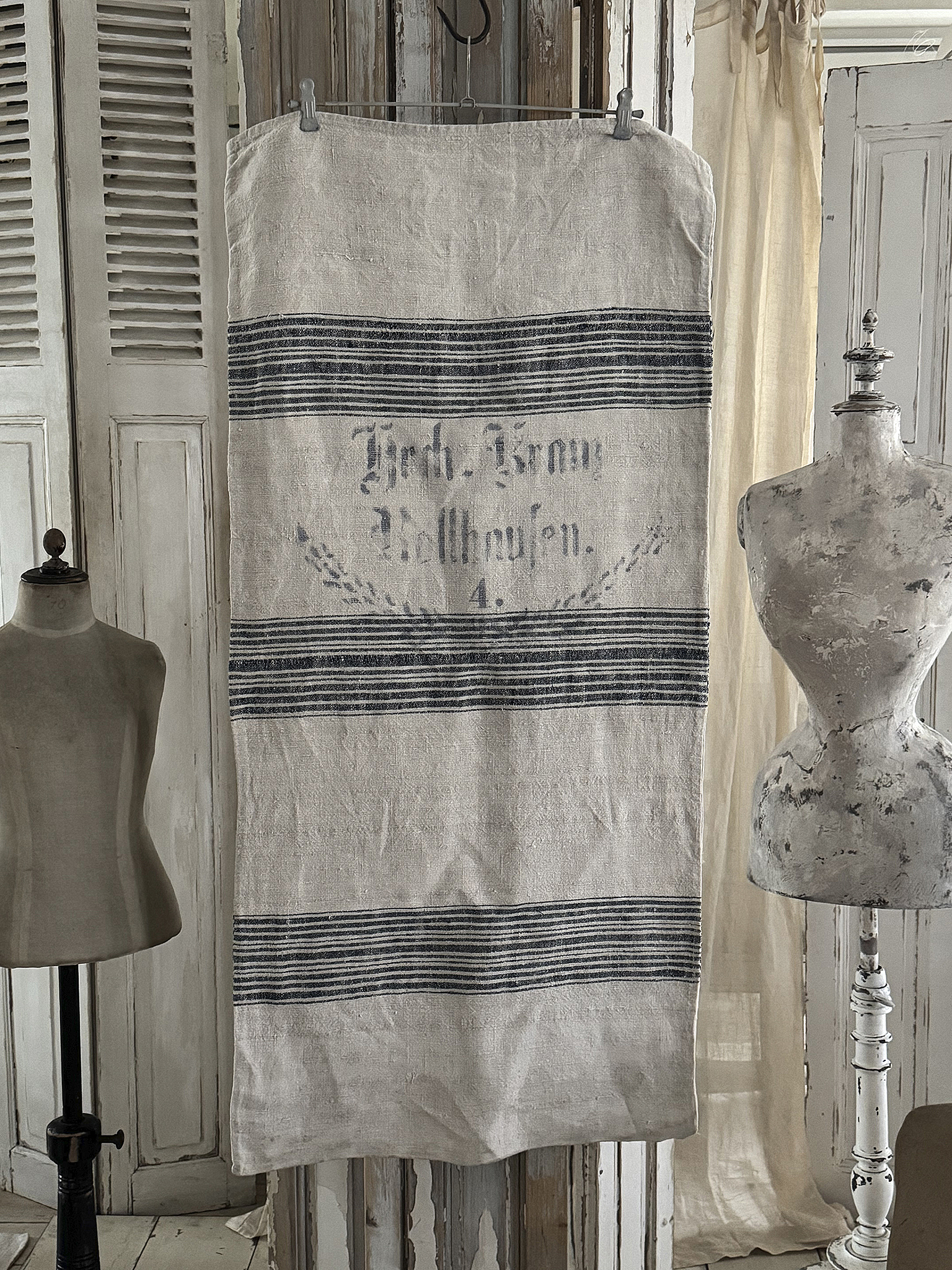 Alter Leinensack mit Originaldruck***