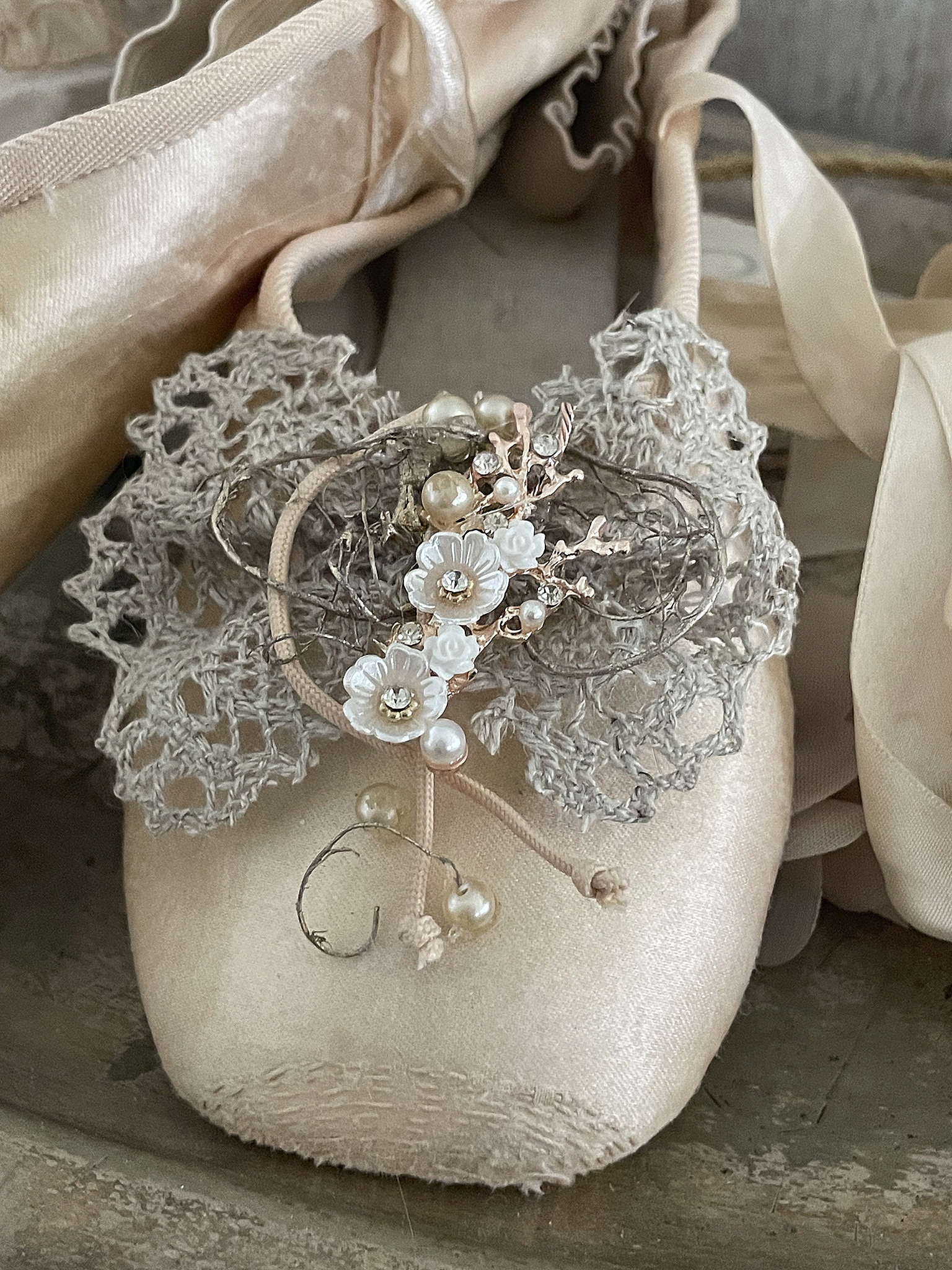 Ballettschuhe Brocante mit Spitze*** Ballettschuhe Brocante mit Spitze***