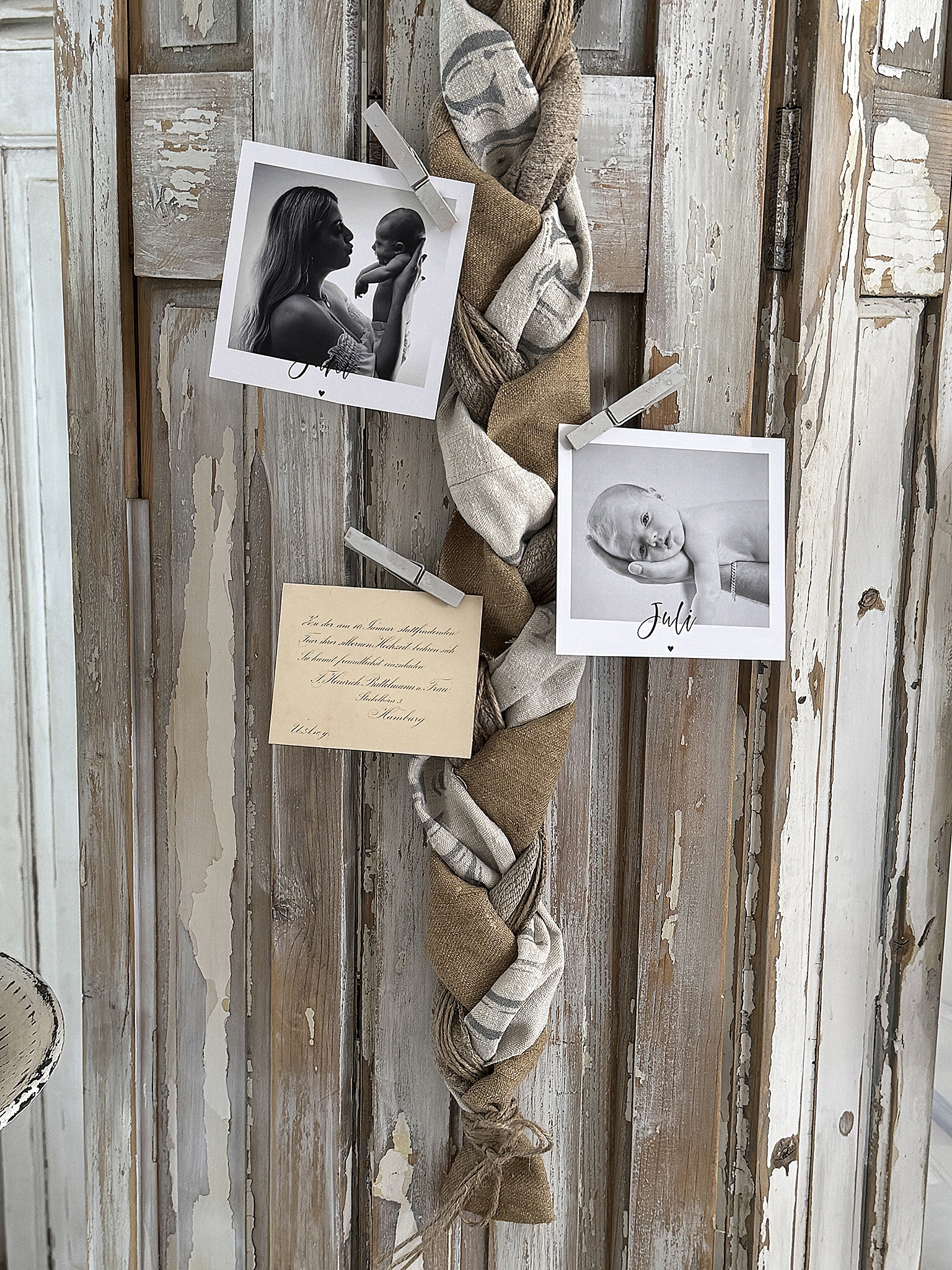 Mehlsackzopf/Memoboard-Brocante2***