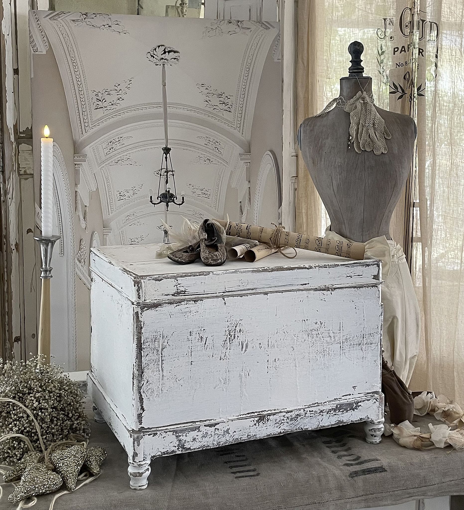 Alte Klappkiste Shabby-pur***