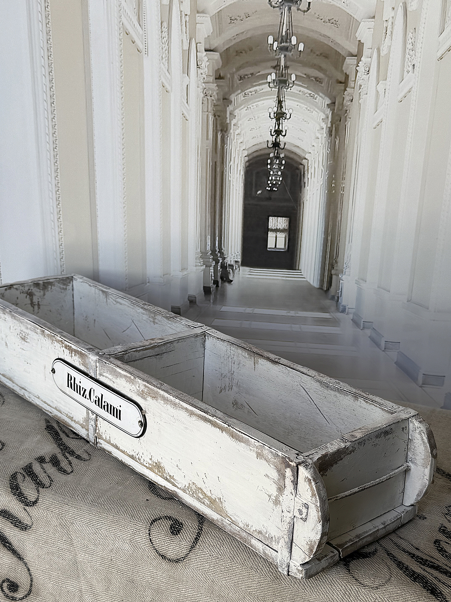 Antike langschmale Apothekerschublade mit Geschichte***