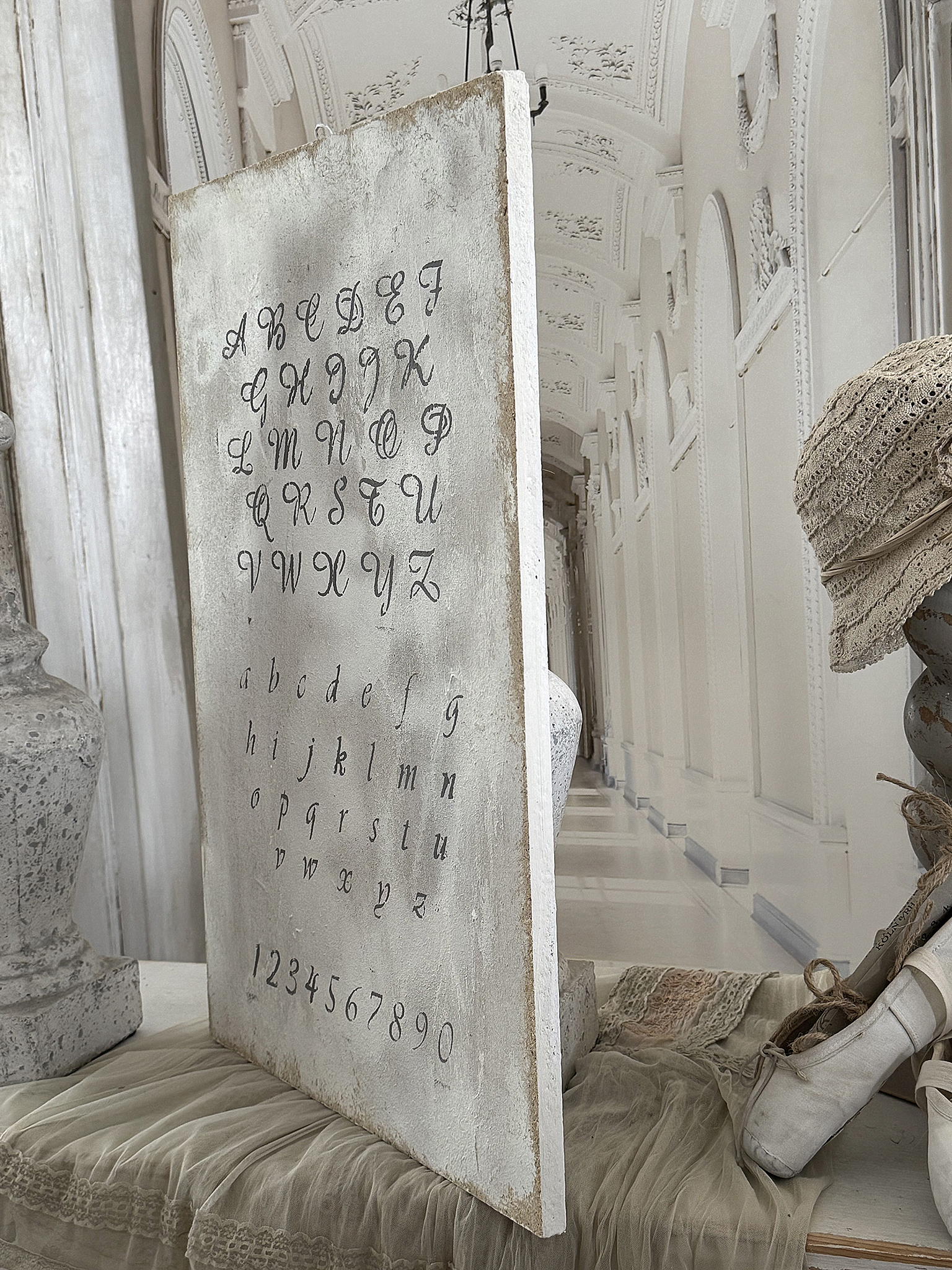 Charmantes Shabby-Holzbild „ABC“ 2***