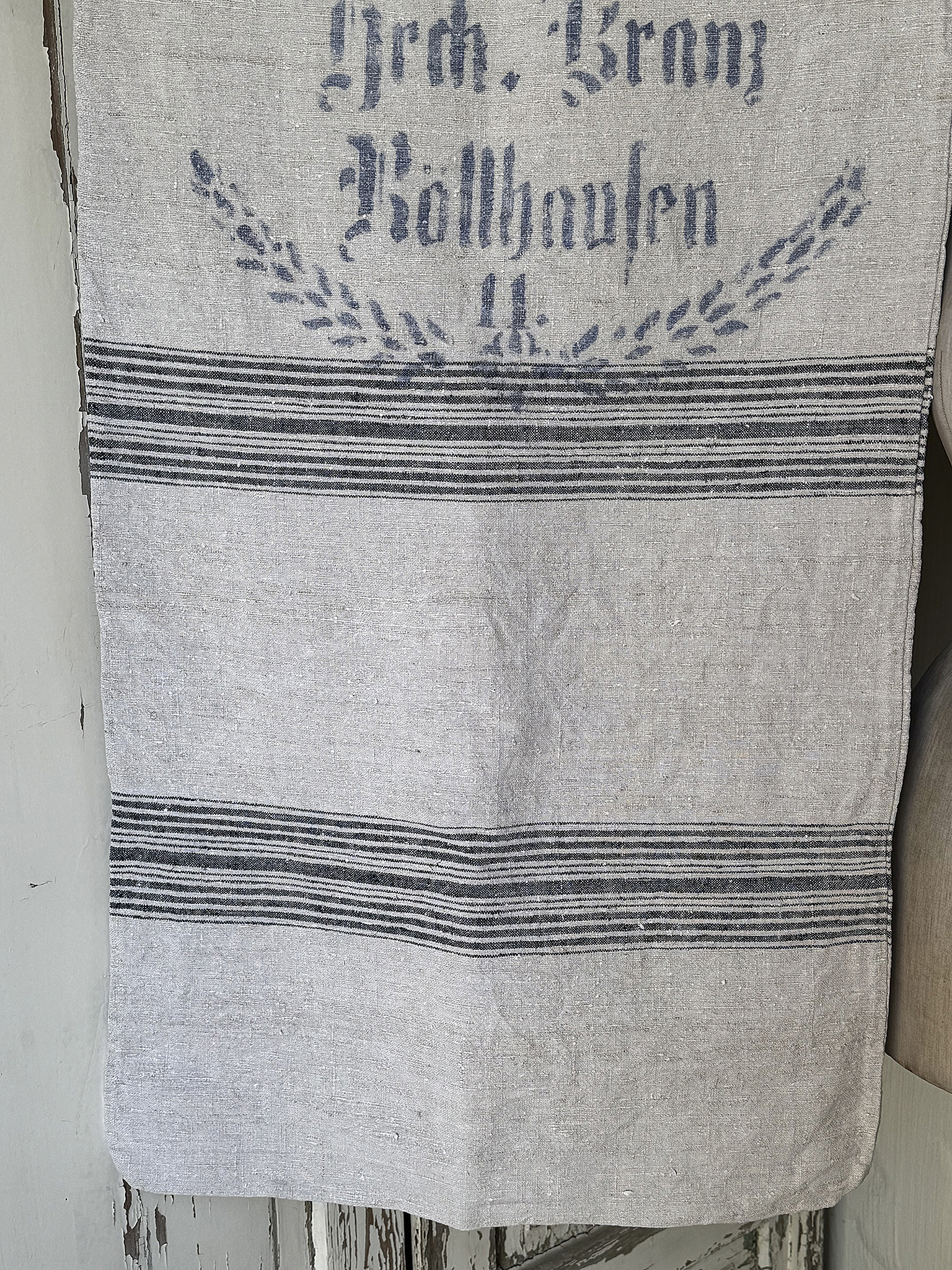 Alter Leinensack mit Originaldruck 11***