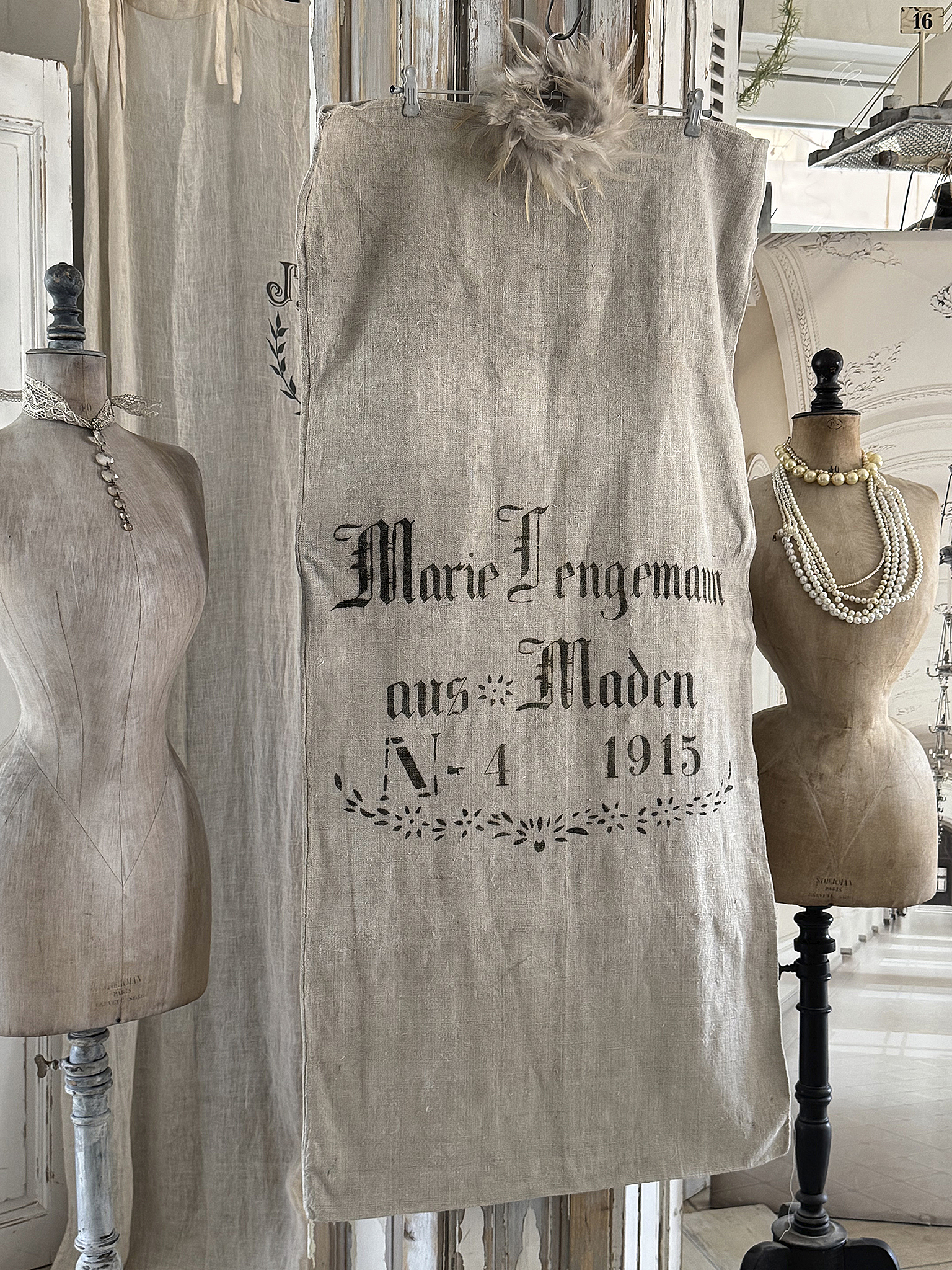 Antiker Mehlsack von 1915 – Nr. 4***