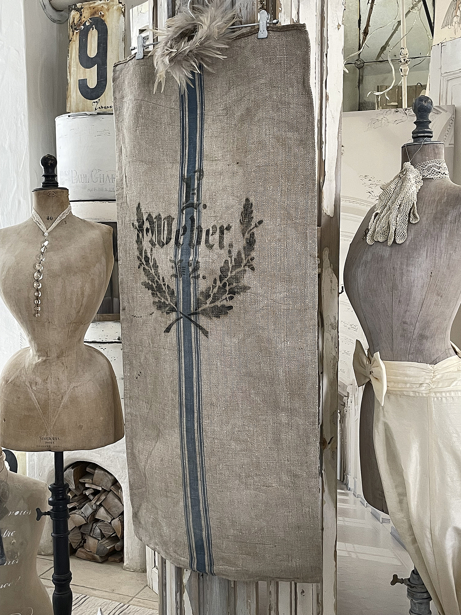 Alter Leinensack/ Mehlsack Weber*** Alter Leinensack/ Mehlsack Weber***