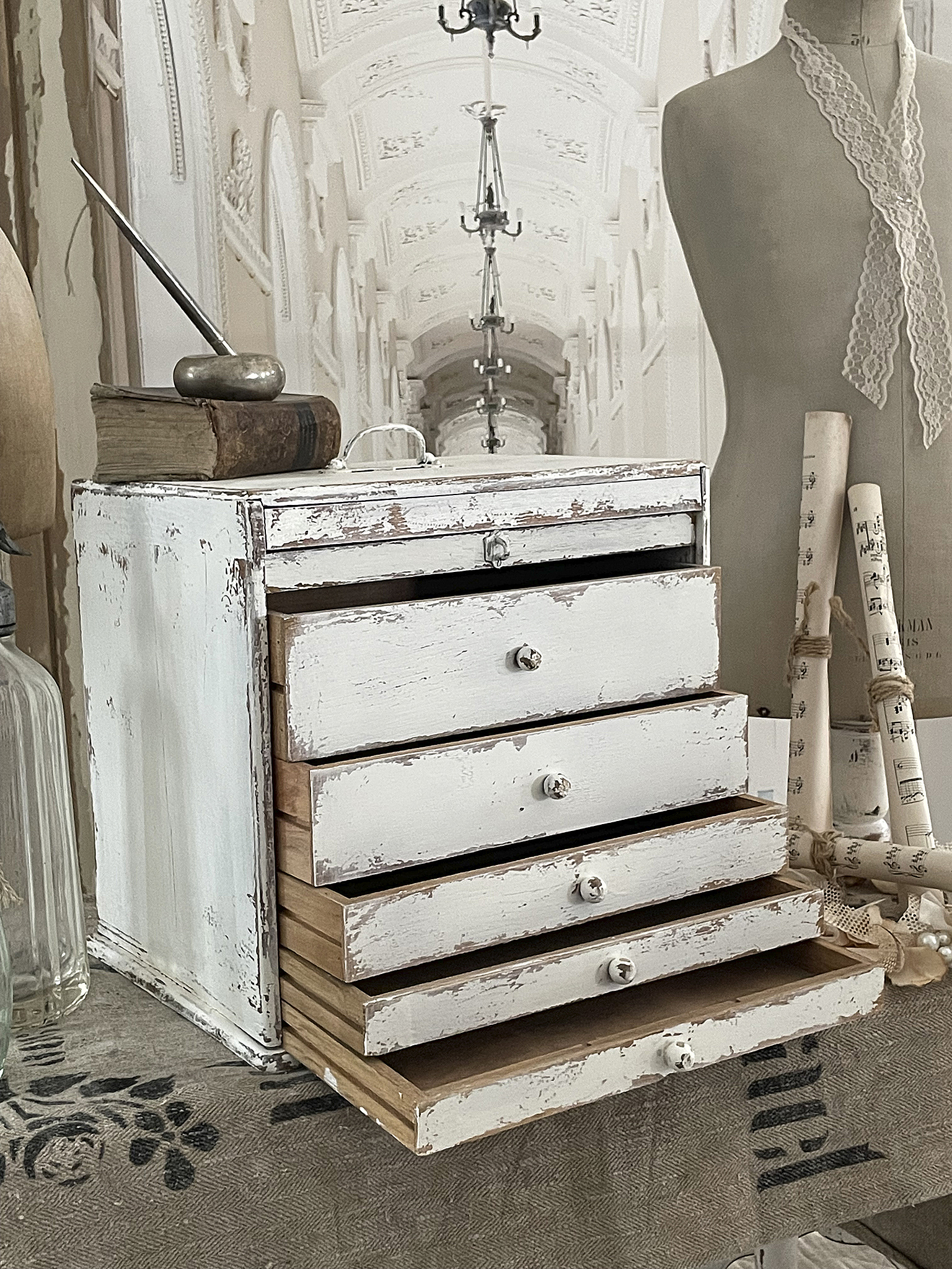 Antikes Rollschränkchen Liebhaberstück***