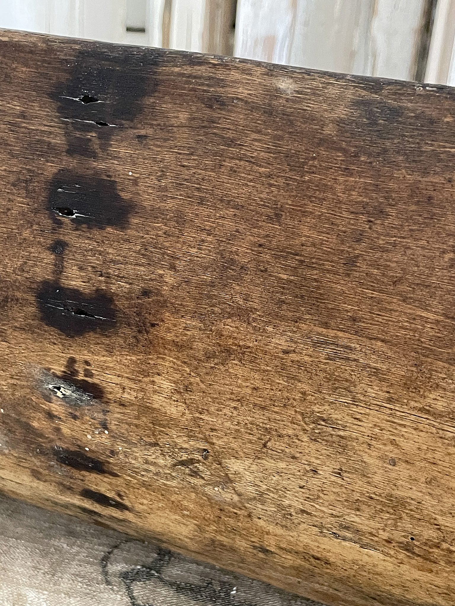 Große antike Teigmolle/Holzschale*** Große antike Teigmolle/Holzschale***