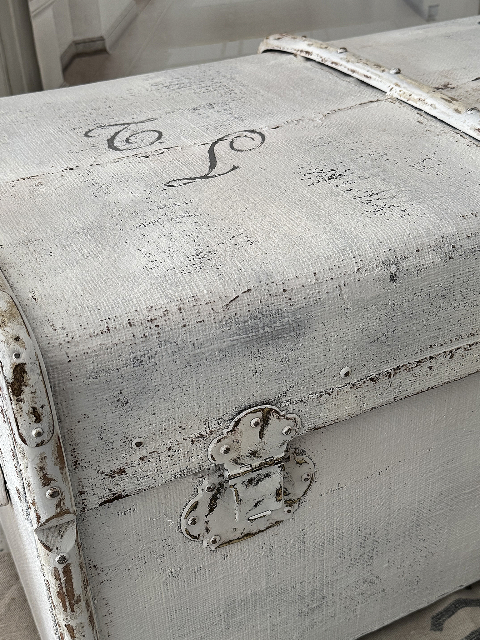 Antiker Überseekoffer über 100 Jahre – Shabby Chic – Reisetruhe / Couchtisch – Unikat***