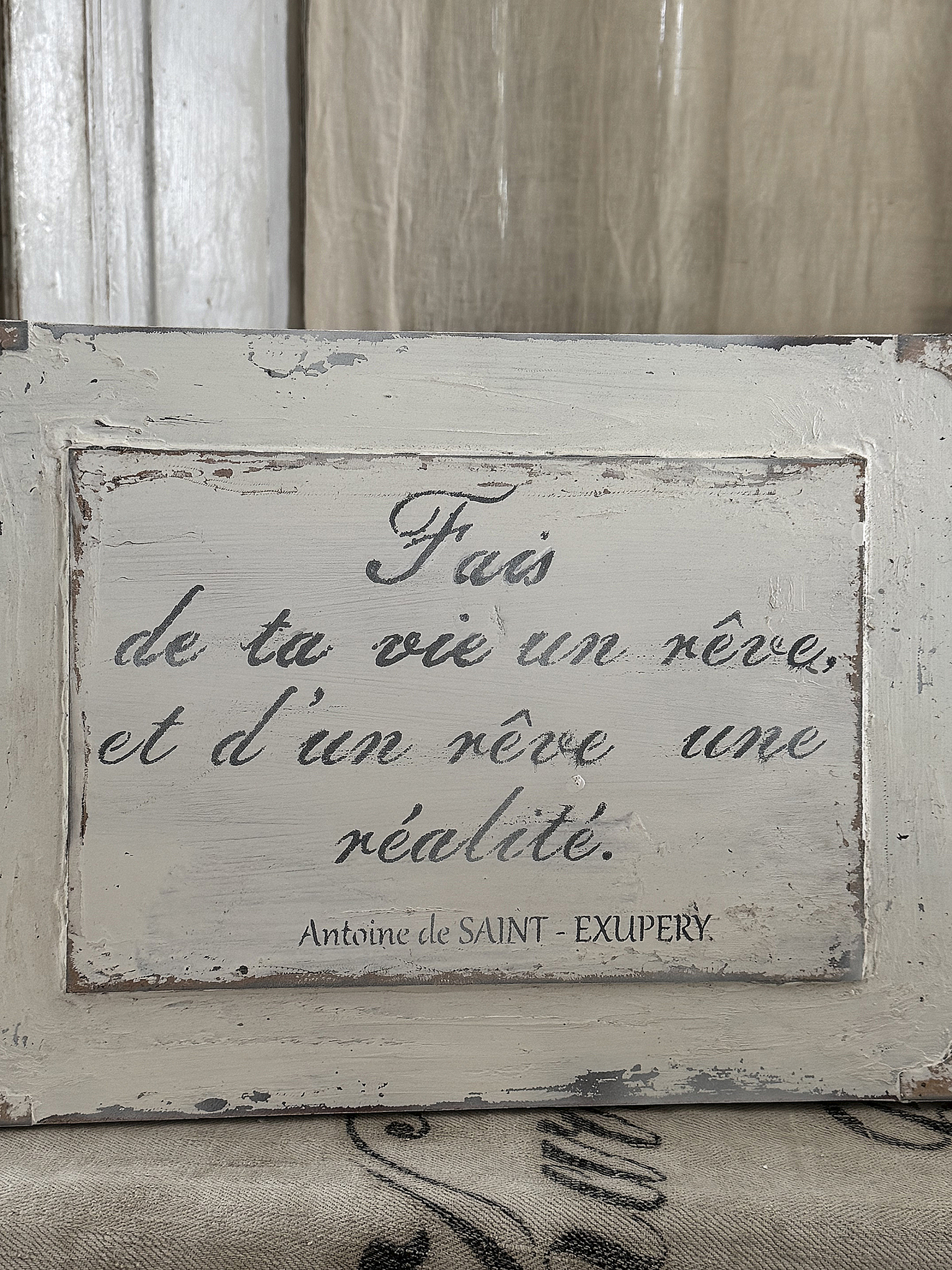 Altes Bild „Traum“ im Vintage-Stil***