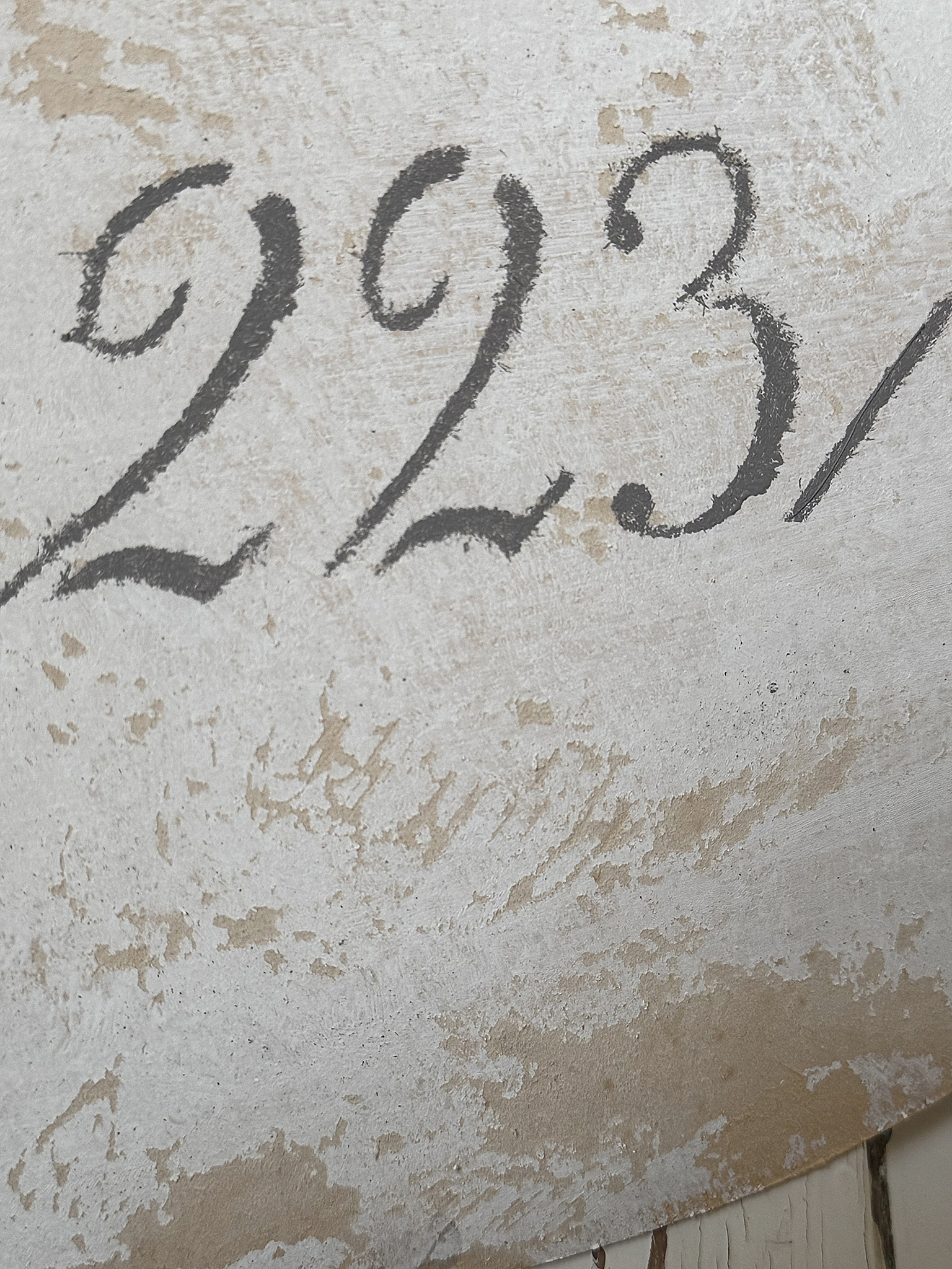 Altes ovales Pappbild im Vintage-Stil***