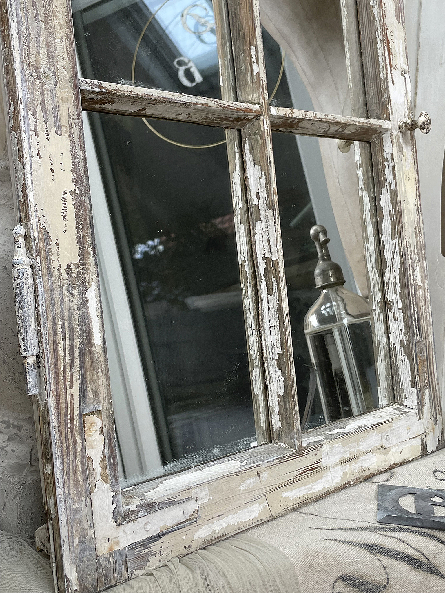 Brocante antikes Sprossen/Spiegelfenster*** Brocante antikes Sprossen/Spiegelfenster***