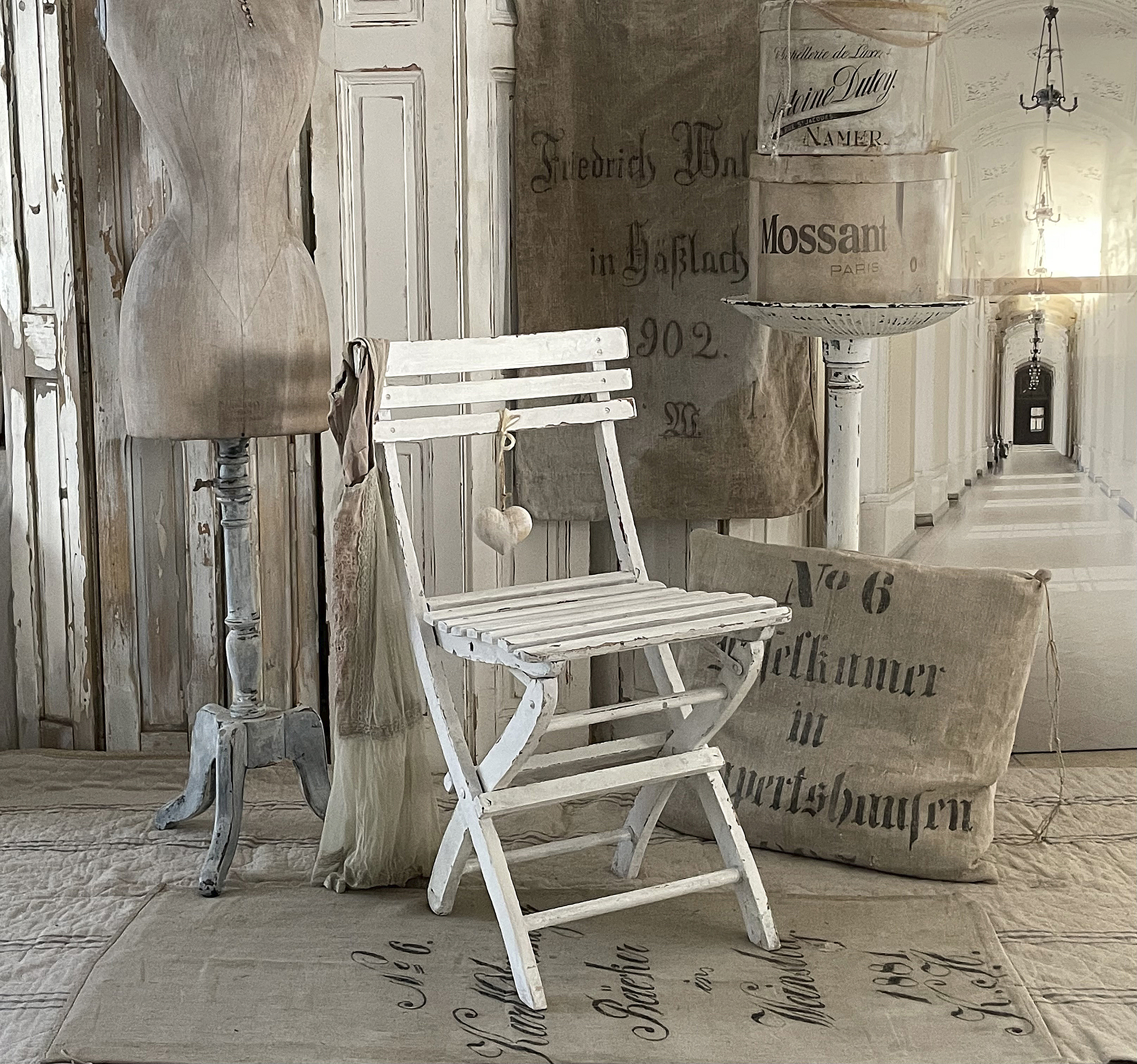 Alter Klappstuhl Shabby-pur*** Alter Klappstuhl Shabby-pur***