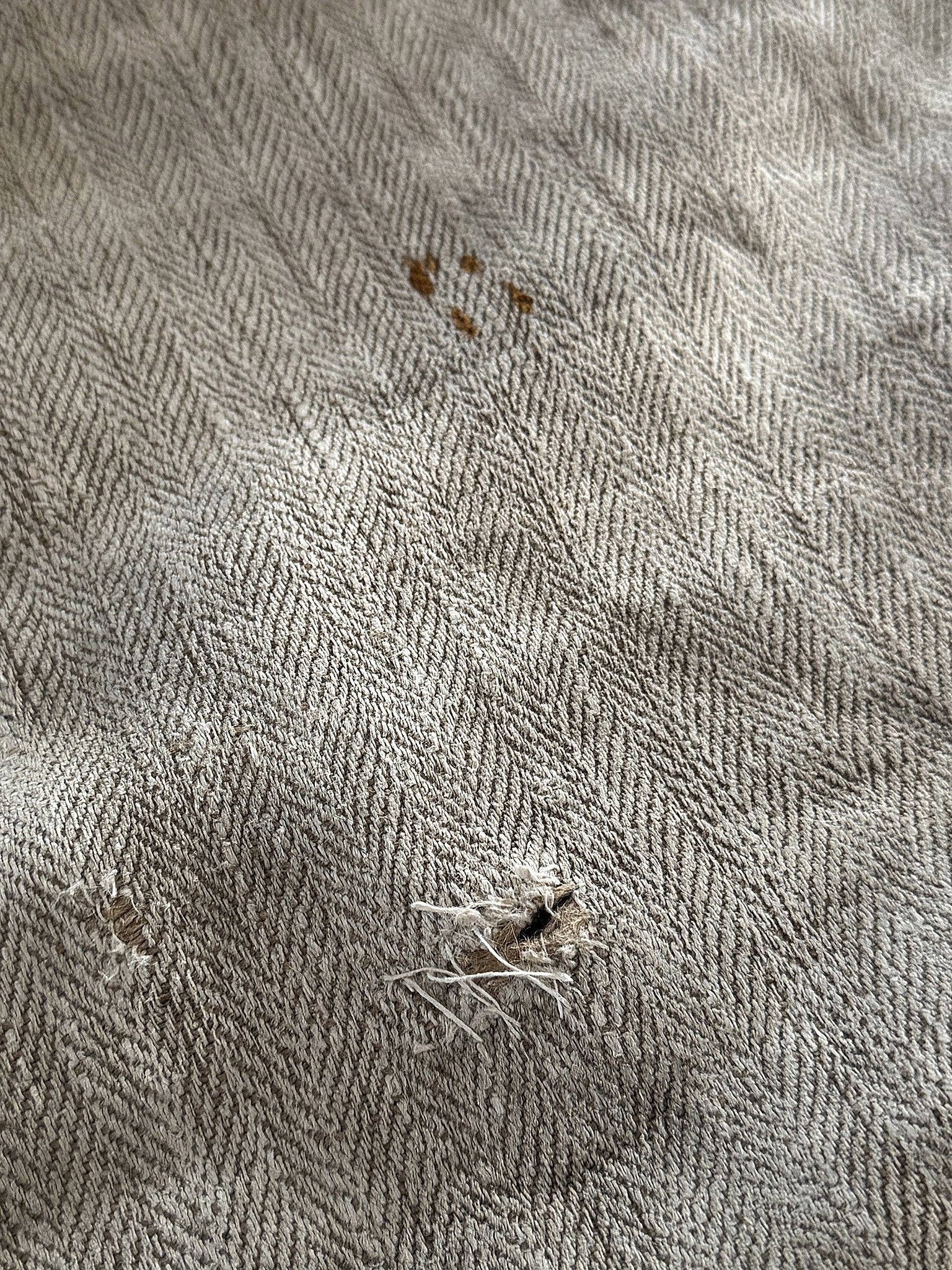 Alter Leinensack / Getreidesack von 1910 mit Originaldruck***