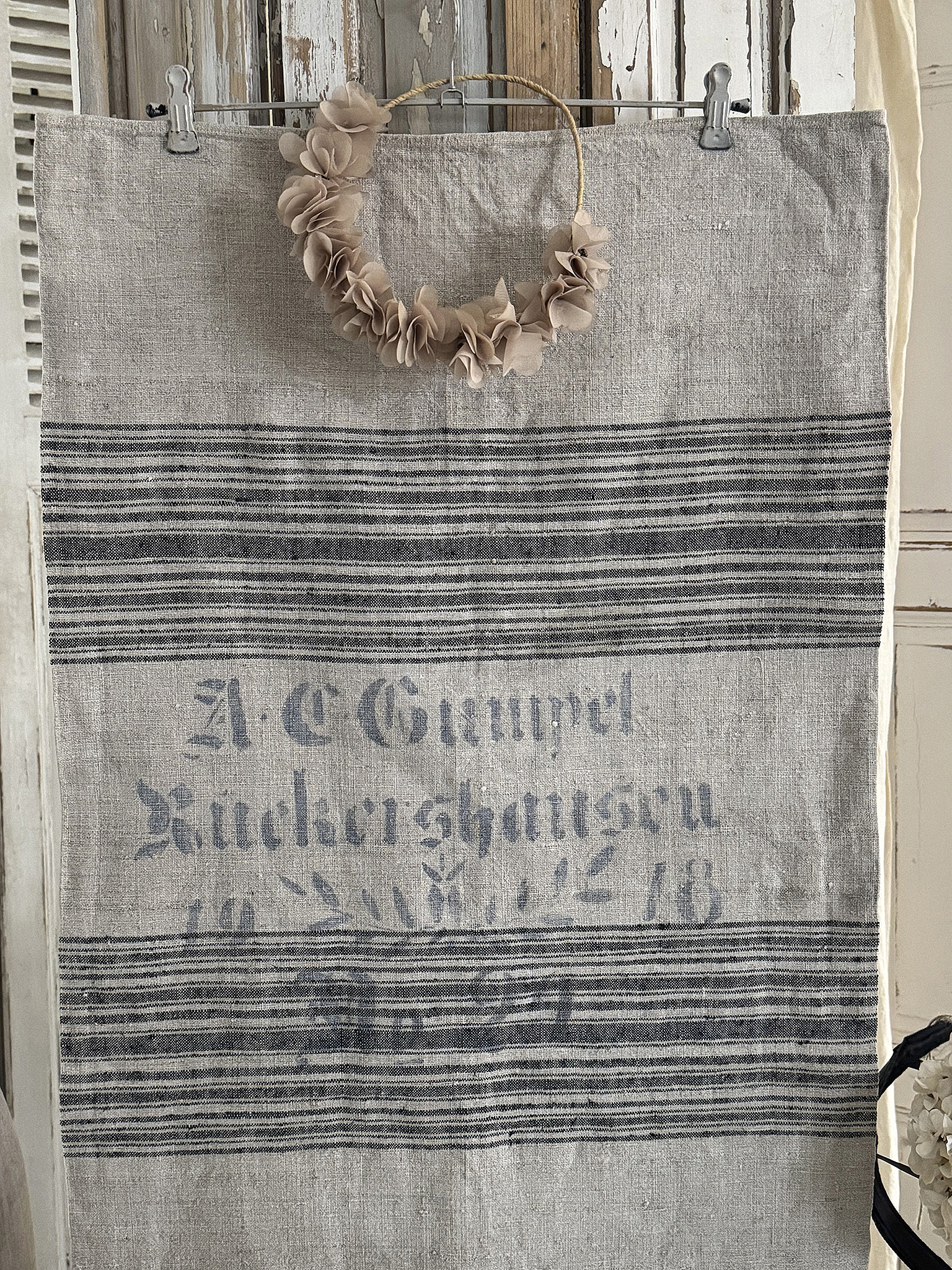 Alter Leinensack mit Originaldruck 1918***