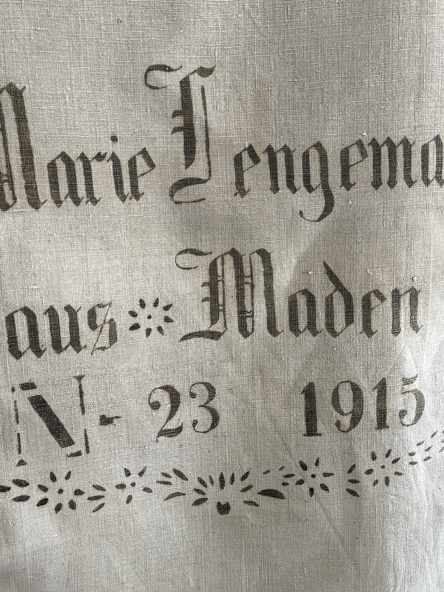 Antiker Mehlsack von 1915 – Nr. 23***