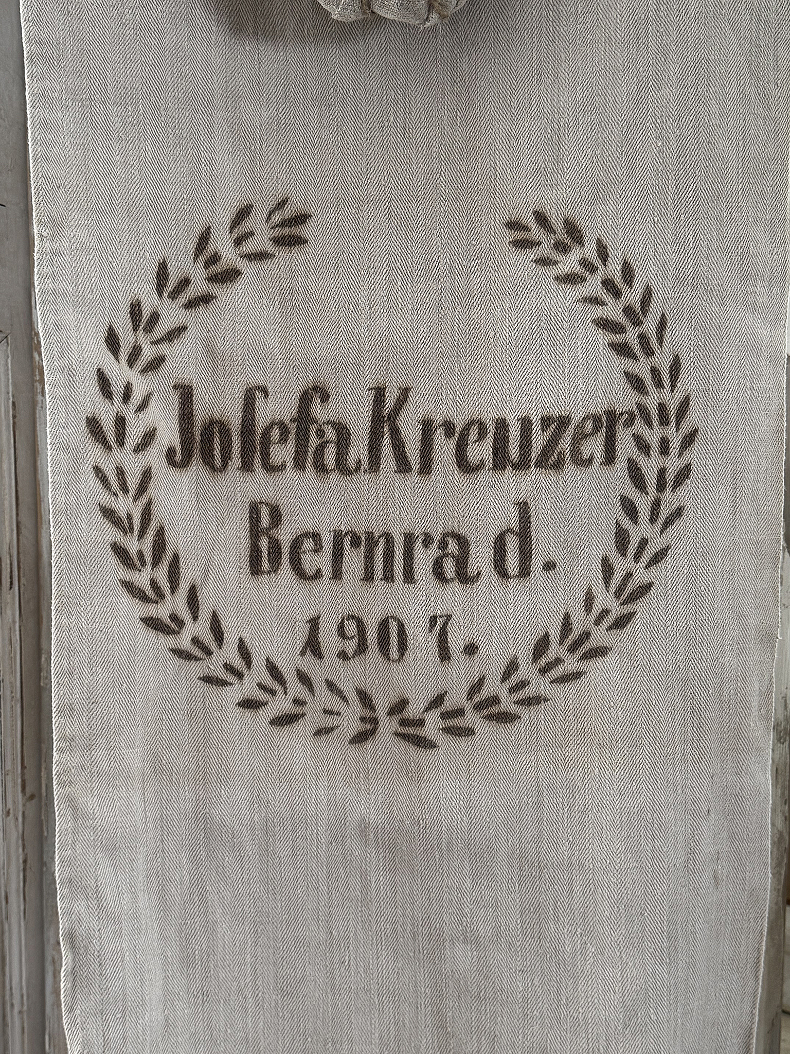 Antiker Leinensack/ Mehlsack 1907***