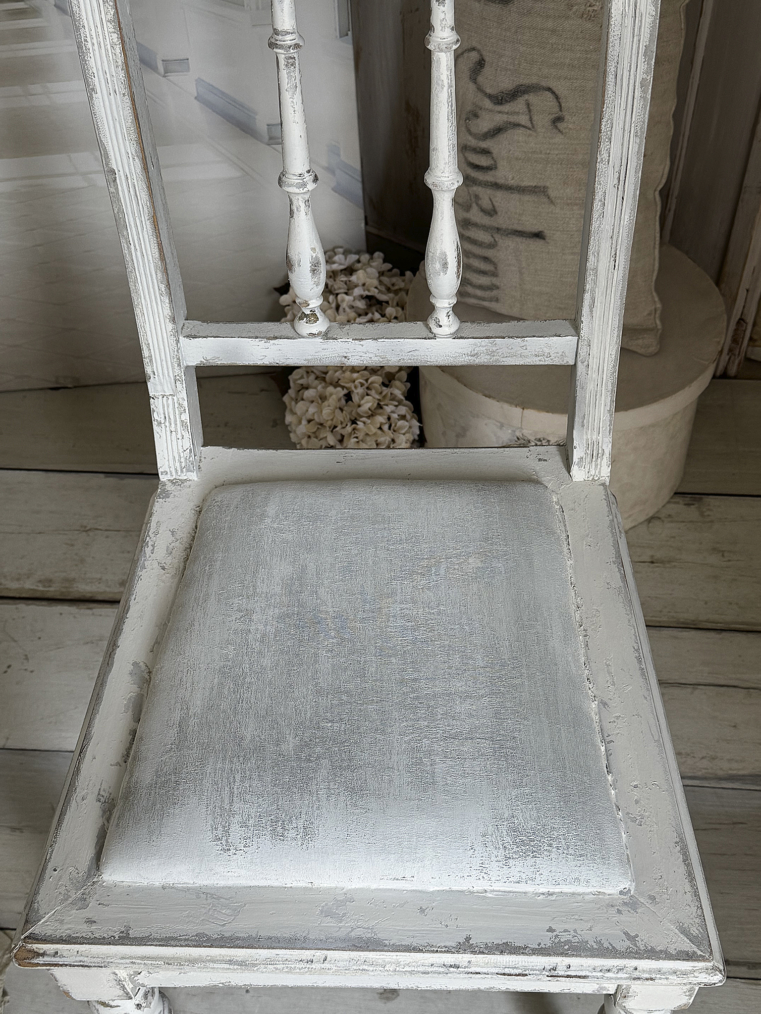 Antiker Gründerzeitstuhl mit Sitzpolster 2***