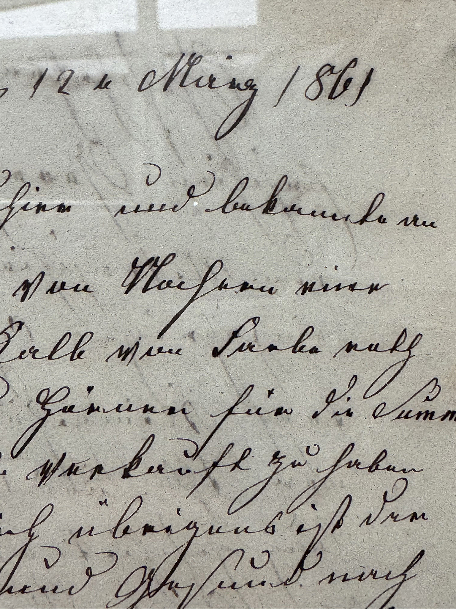 Stimmungsvolles antikes Vintage-Bild aus dem Jahr 1861 