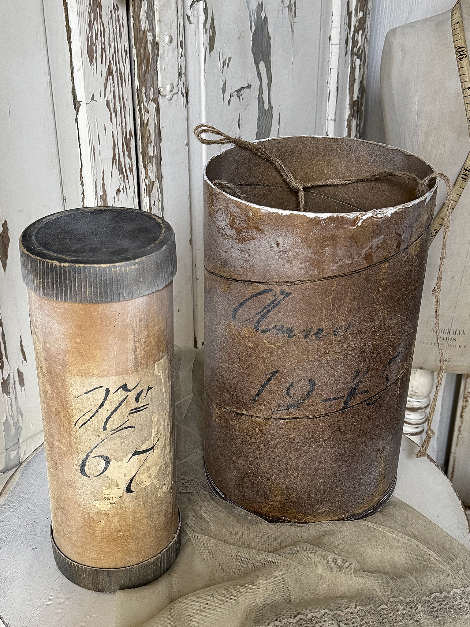 Individuelles Dosen-Duo – zwei Shabby-Unikate***