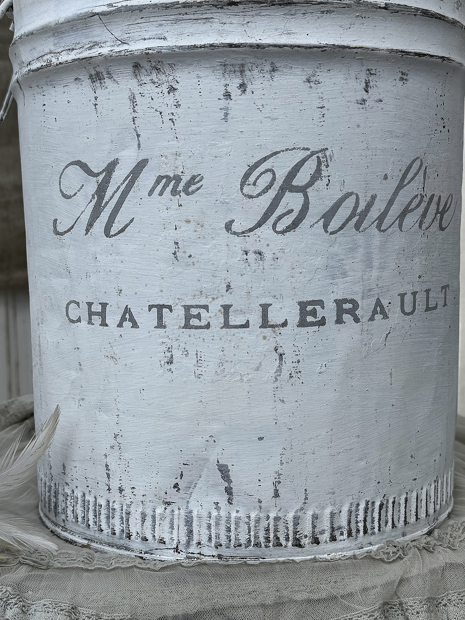 Alter Zinkeimer Boileve