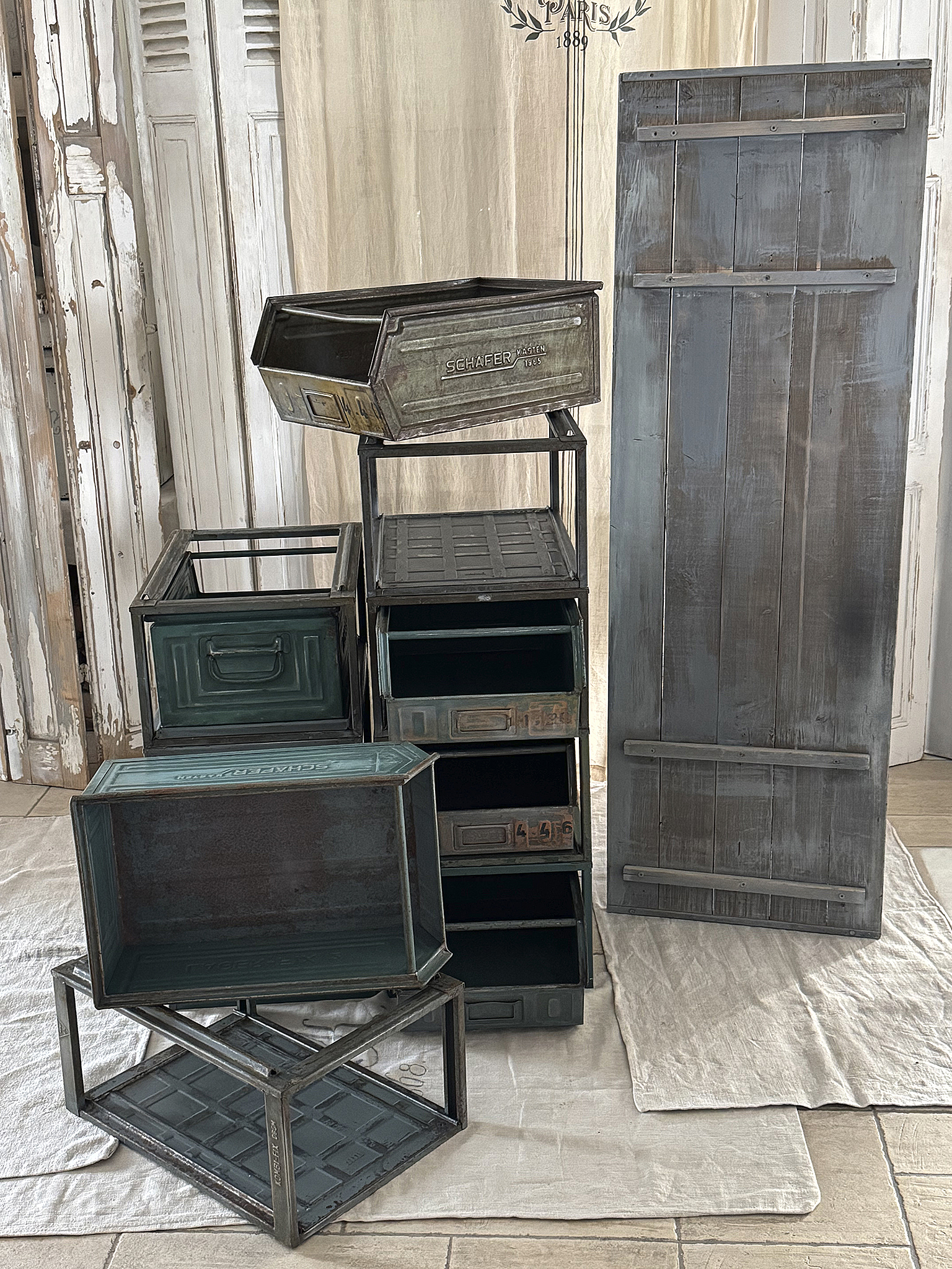 Coole Vintage-Schüttenbank – Ein echtes Unikat für Liebhaber! ***